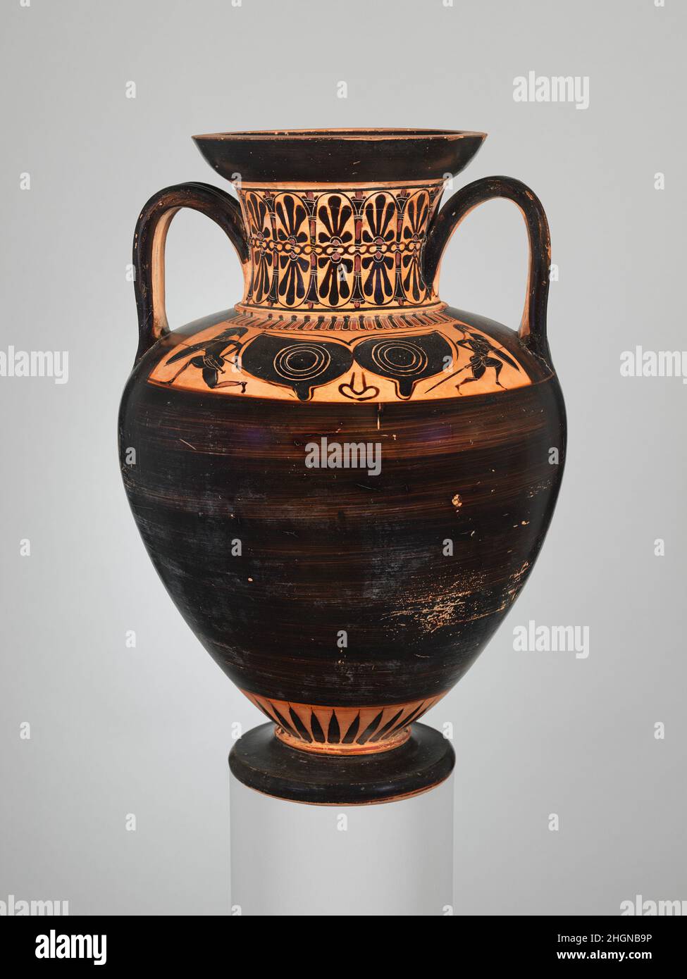 Terracotta neck amphora jar greek attic hi-res stock photography and ...