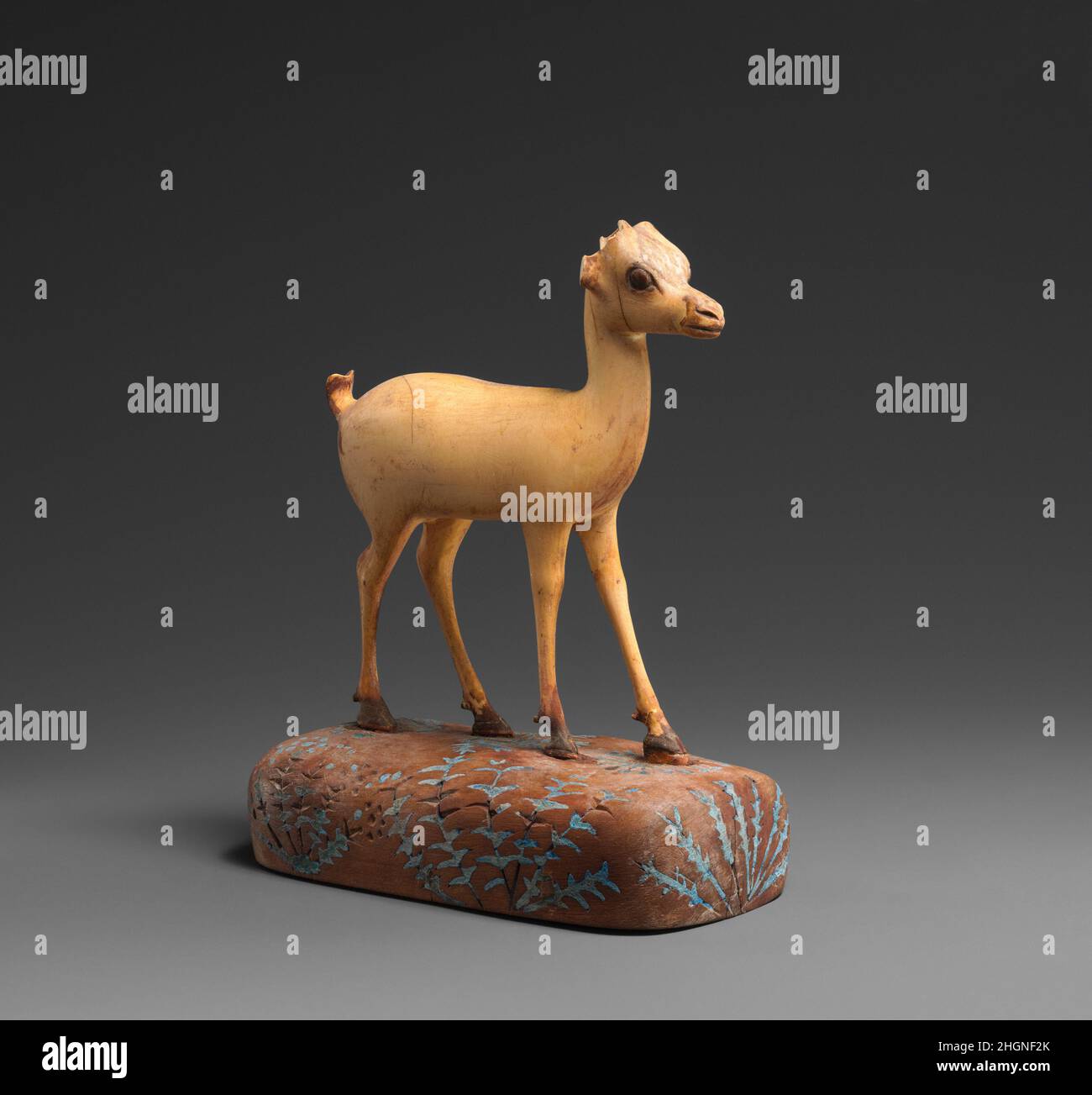 Gazelle ca. 13901353 B.C. New Kingdom This delicate ivory gazelle