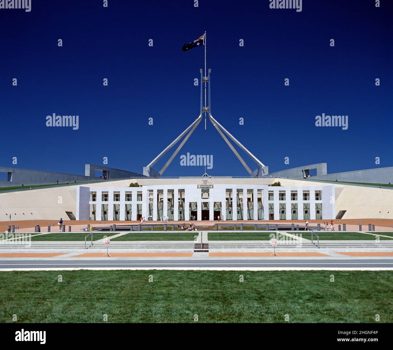 Australia. ACT. Canberra. New Parliament House. Stock Photo
