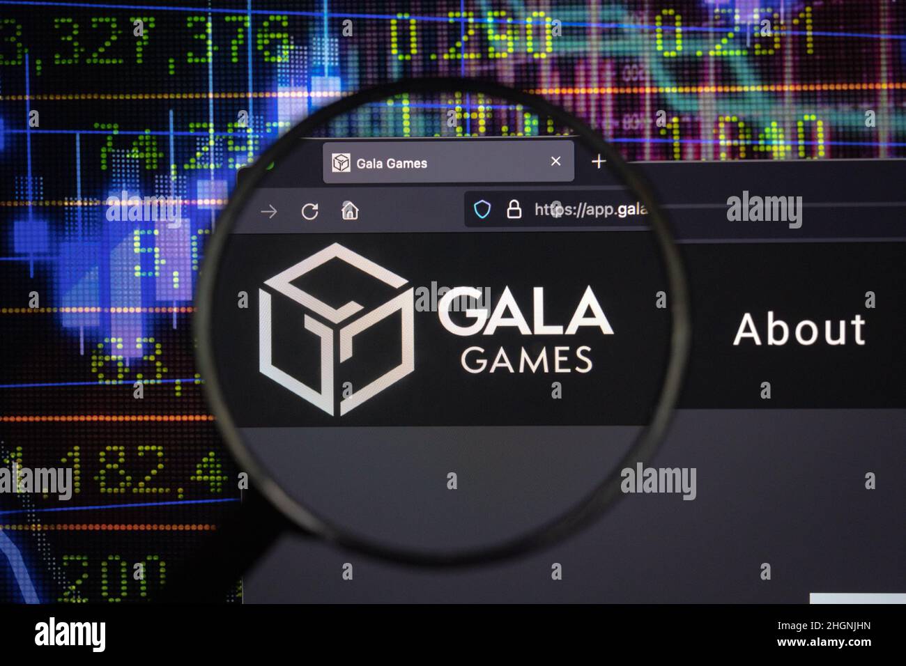Gala cryptocurrency hi-res stock photography and images - Alamy