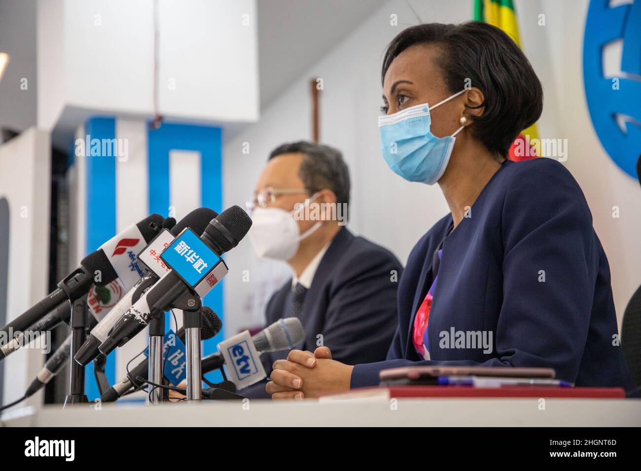 Addis Ababa, Ethiopia. 20th Jan, 2022. Ethiopian Minister Of Health Lia ...