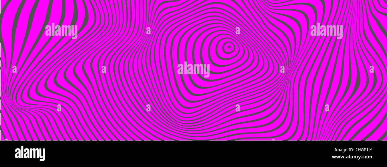 Distortion lines background. Distort stripes, abstract modern pattern ...