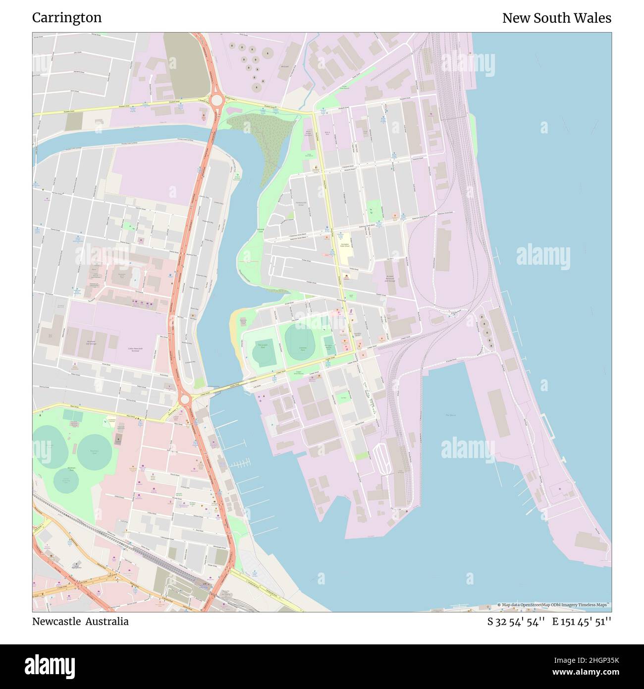 Map of carrington hires stock photography and images Alamy