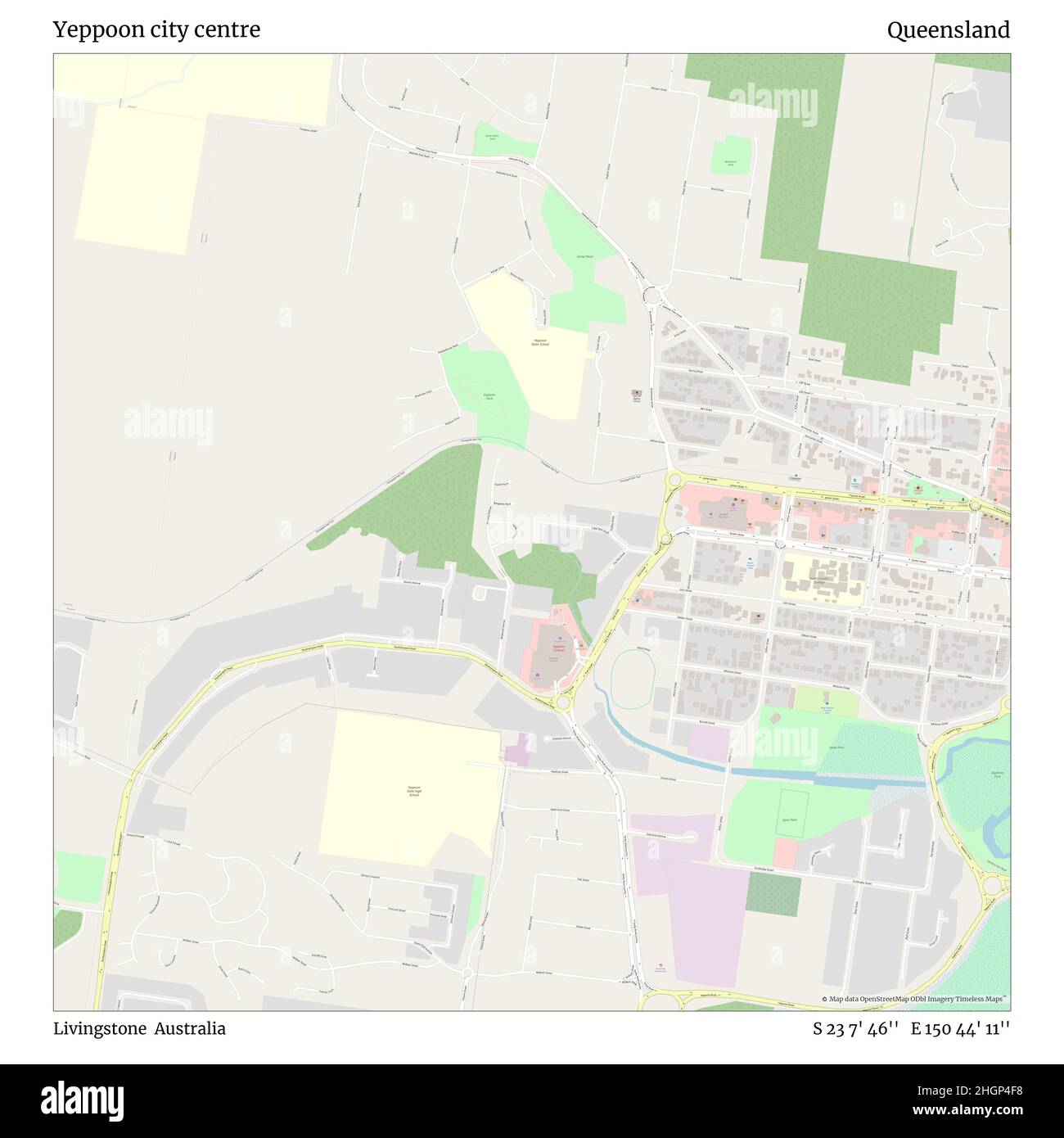 Map Of Yeppoon Queensland Yeppoon Queensland Australia Maps Cartography High Resolution Stock  Photography And Images - Alamy