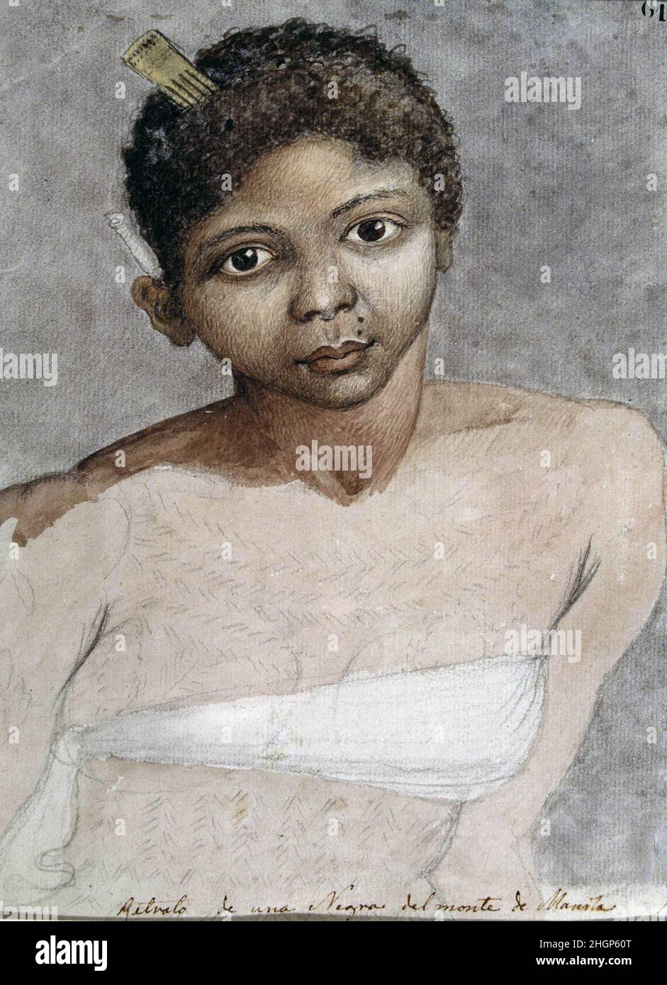 Dibujo de mujer negra hi-res stock photography and images - Alamy, image size:941x1390