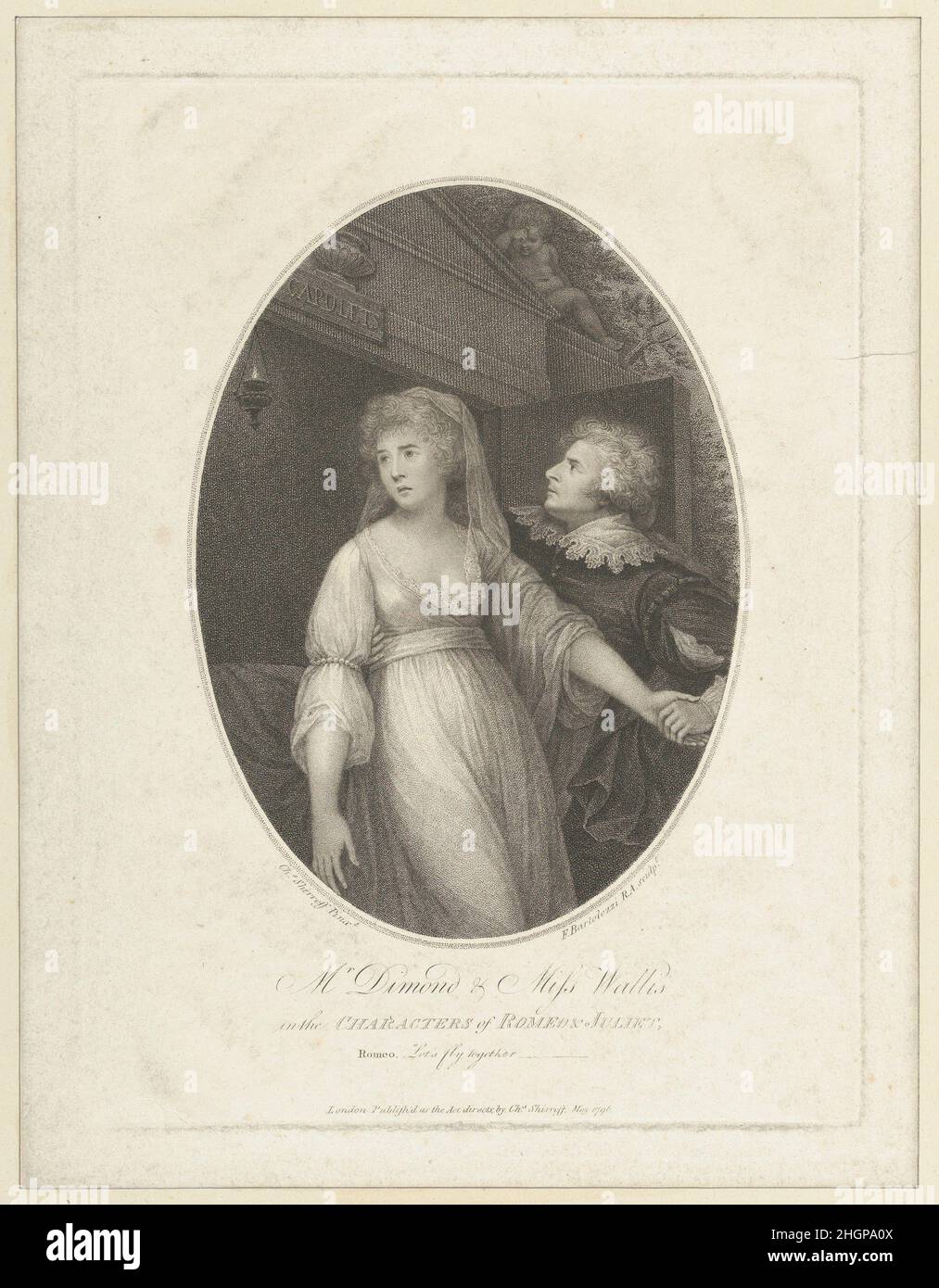 Mr. Dimond and Miss Wallis in the Characters of Romeo and Juliet 