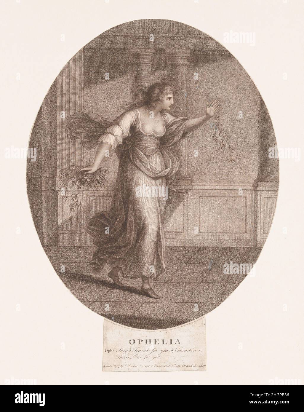 Ophelia "There's fennel for you, and columbines" (Shakespeare, Hamlet