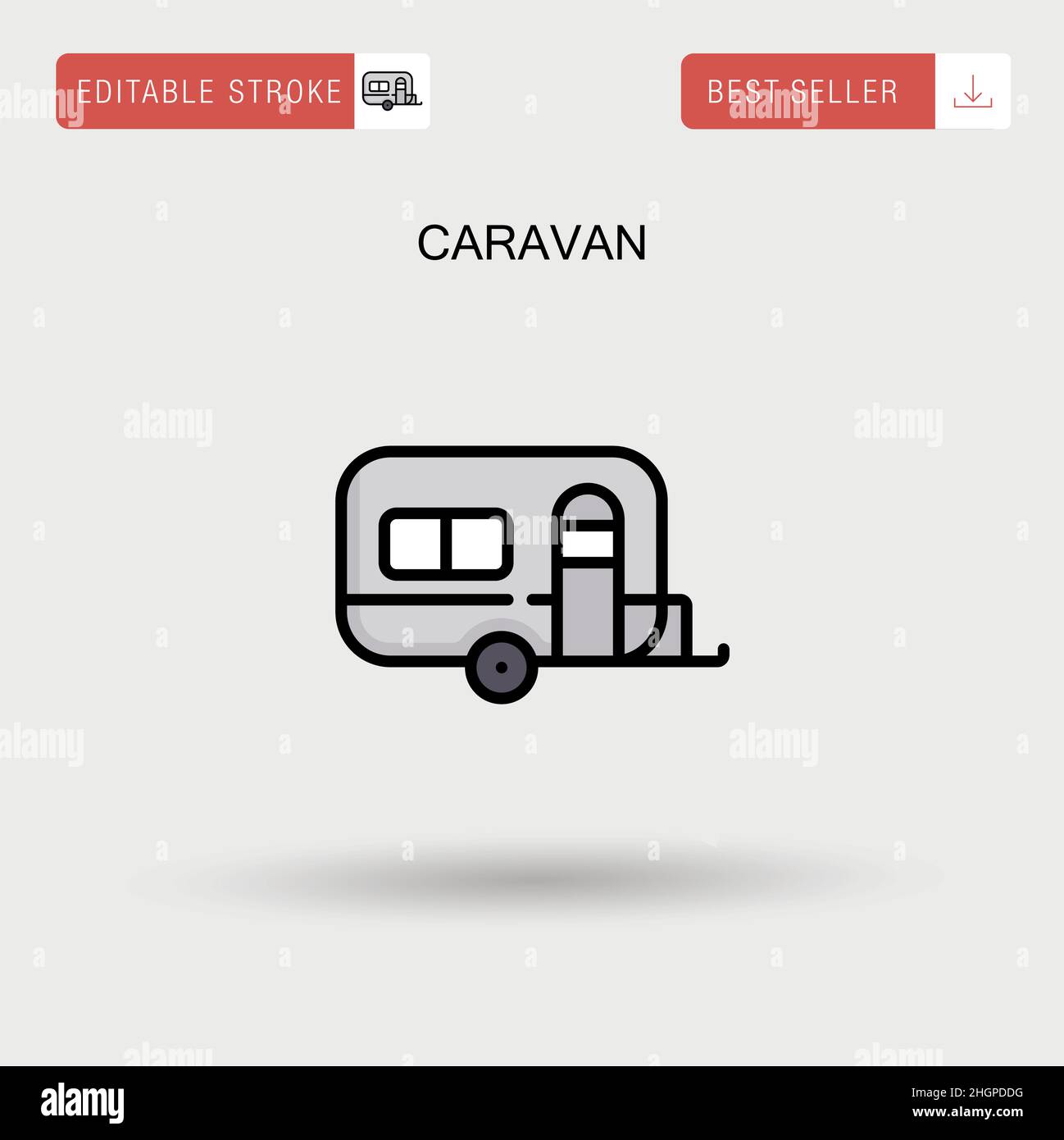 Motorhome campground Stock Vector Images - Alamy