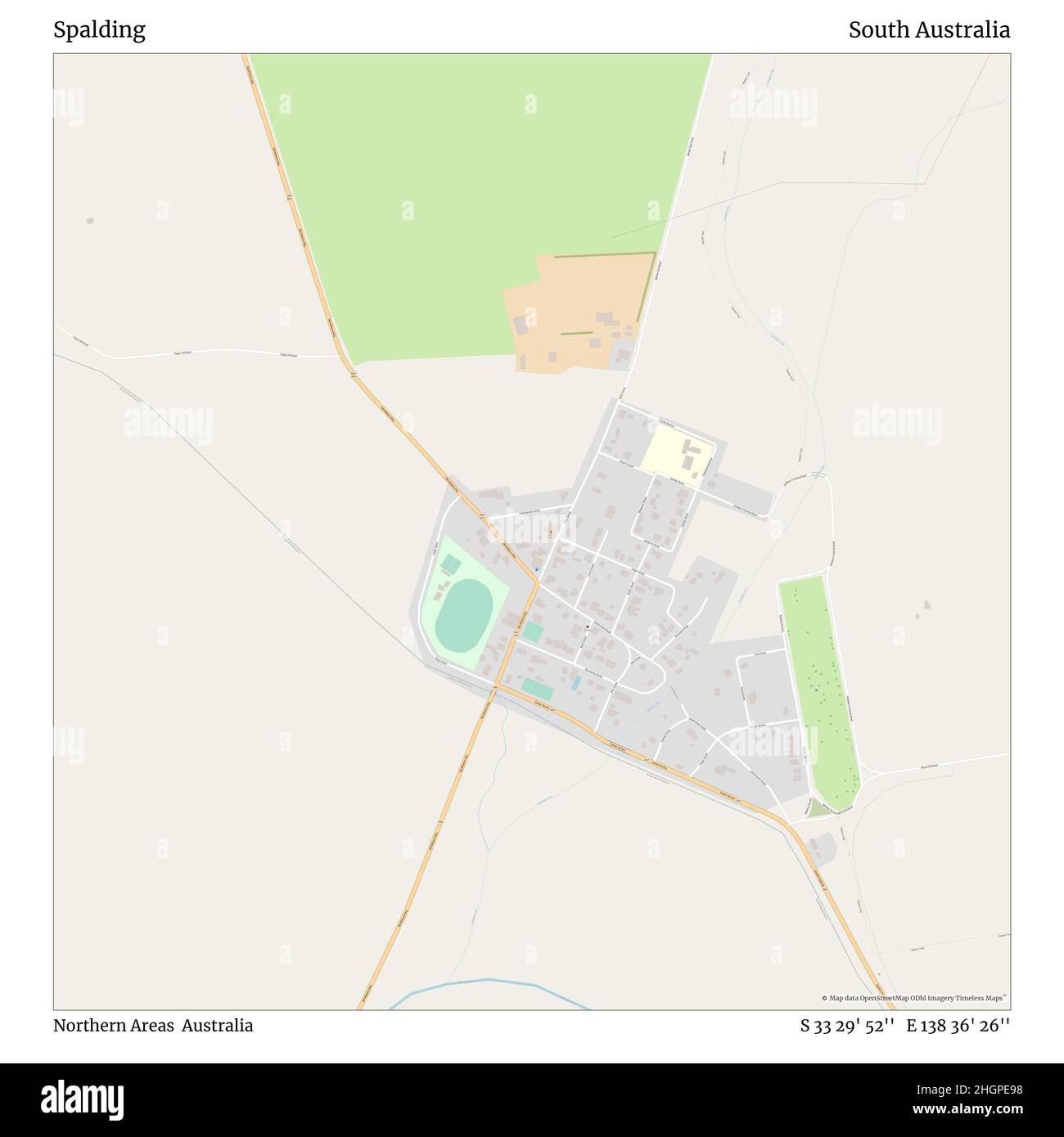 Map Of Spalding And Surrounding Area Spalding Map High Resolution Stock Photography And Images - Alamy