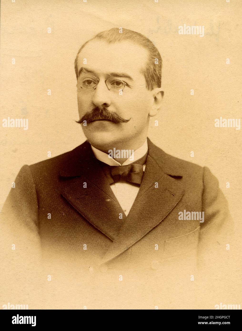 Portrait de Charles Emile Picard - 1856 -1941  mathematicien francais Stock Photo