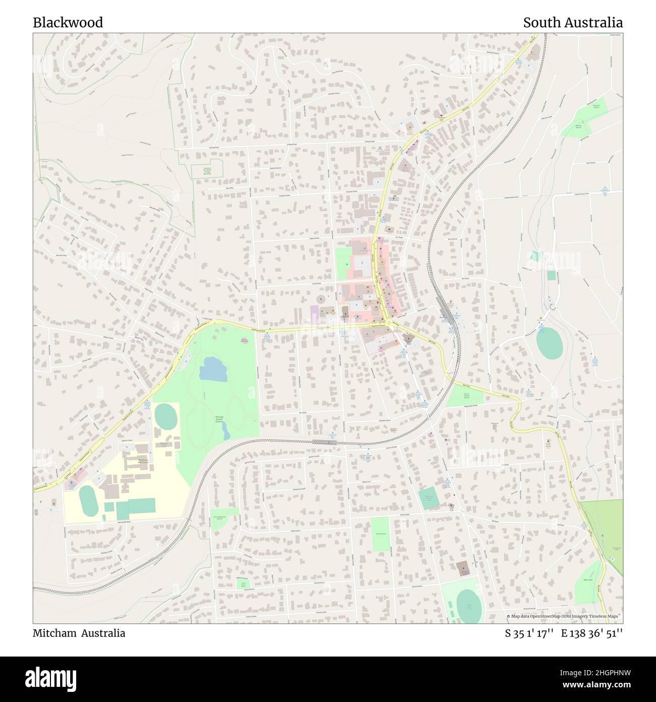 Map of blackwood hires stock photography and images Alamy