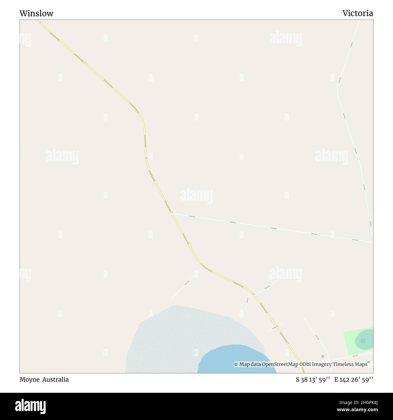 Map of winslow hires stock photography and images Alamy