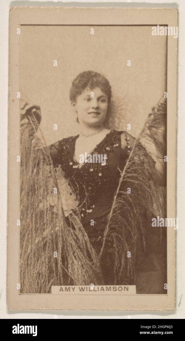 Amy Williamson, from the Actresses series (N245) issued by Kinney