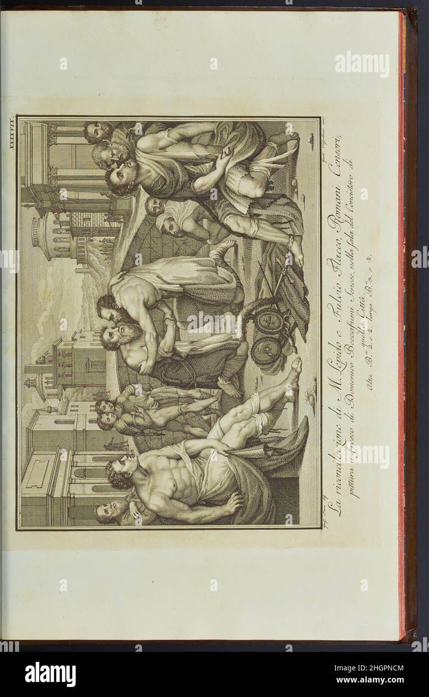 'L'Etruria pittrice, ovvero, Storia della pittura toscana, dedotta dai suoi monumenti che si esibiscono in stampa dal secolo X. fino al presente' (1791) Stock Photo