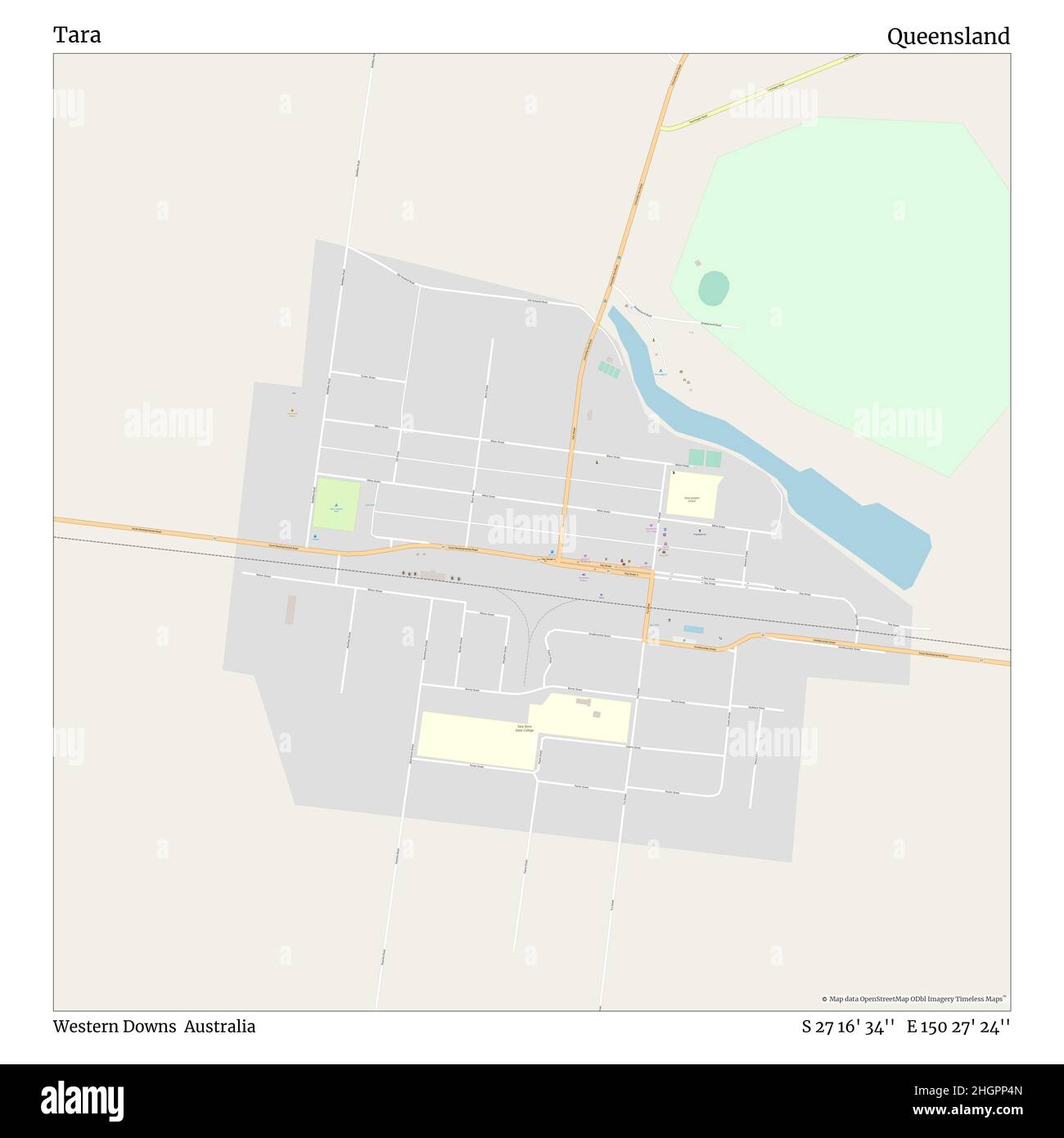 Map Of Tara Qld Tara, Western Downs, Australia, Queensland, S 27 16' 34'', E 150 27' 24'',  Map, Timeless Map Published In 2021. Travelers, Explorers And Adventurers  Like Florence Nightingale, David Livingstone, Ernest Shackleton, Lewis And