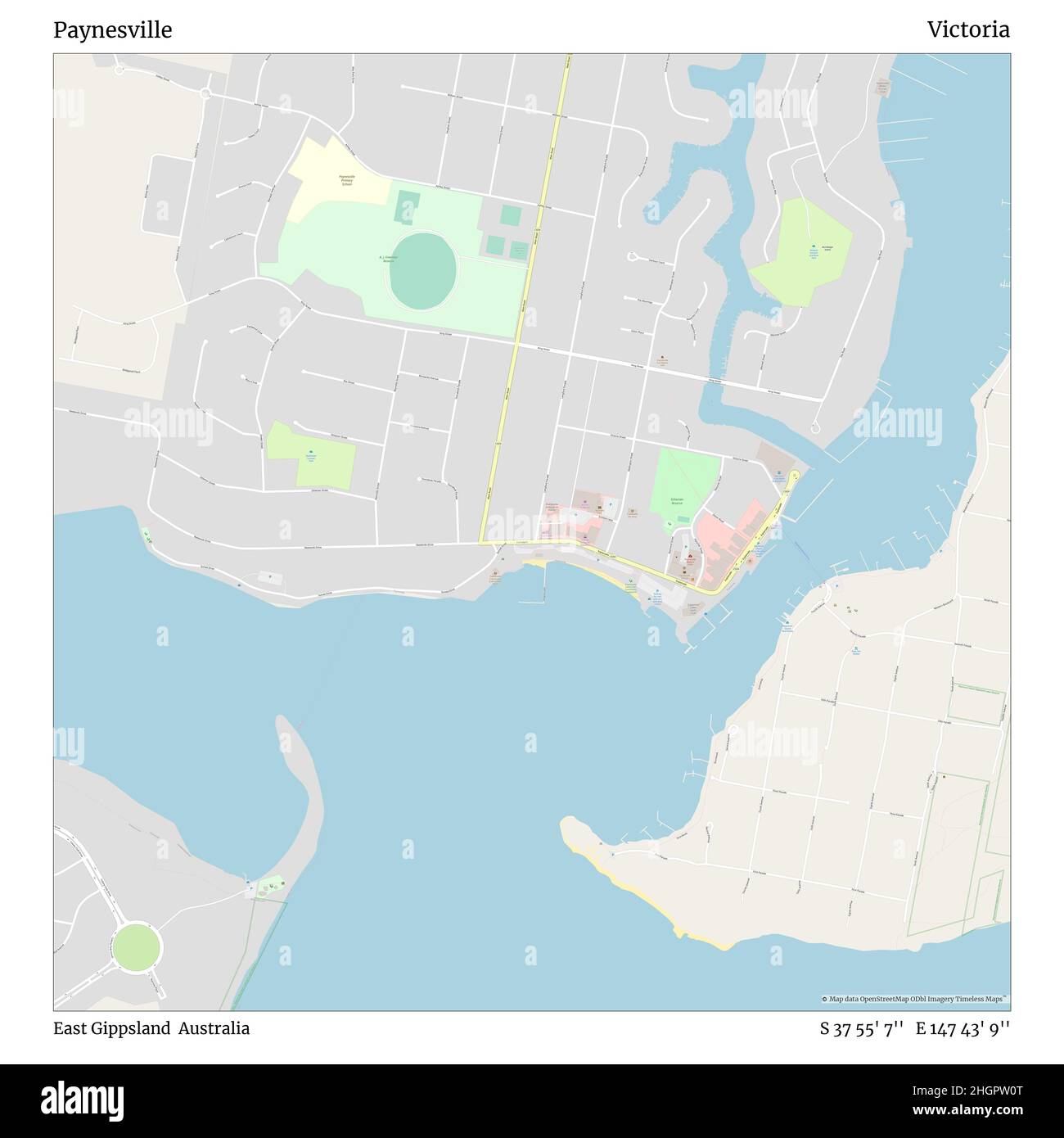 Map of paynesville Cut Out Stock Images & Pictures Alamy
