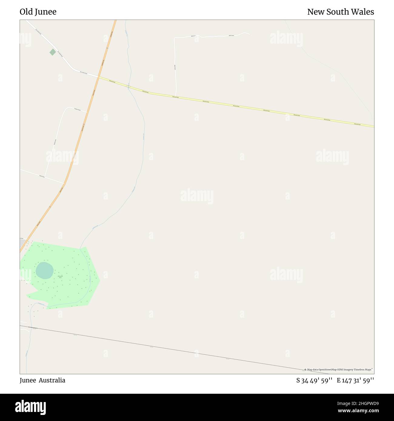 Junee new south wales australia maps cartography Cut Out Stock Images