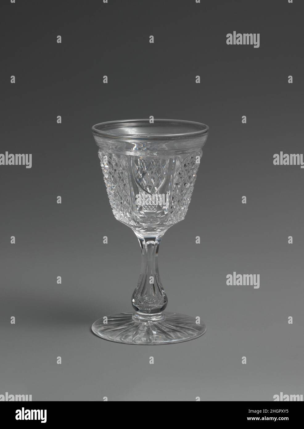 Medium drinking vessel ca. 1855 Brooklyn Flint Glass Company This