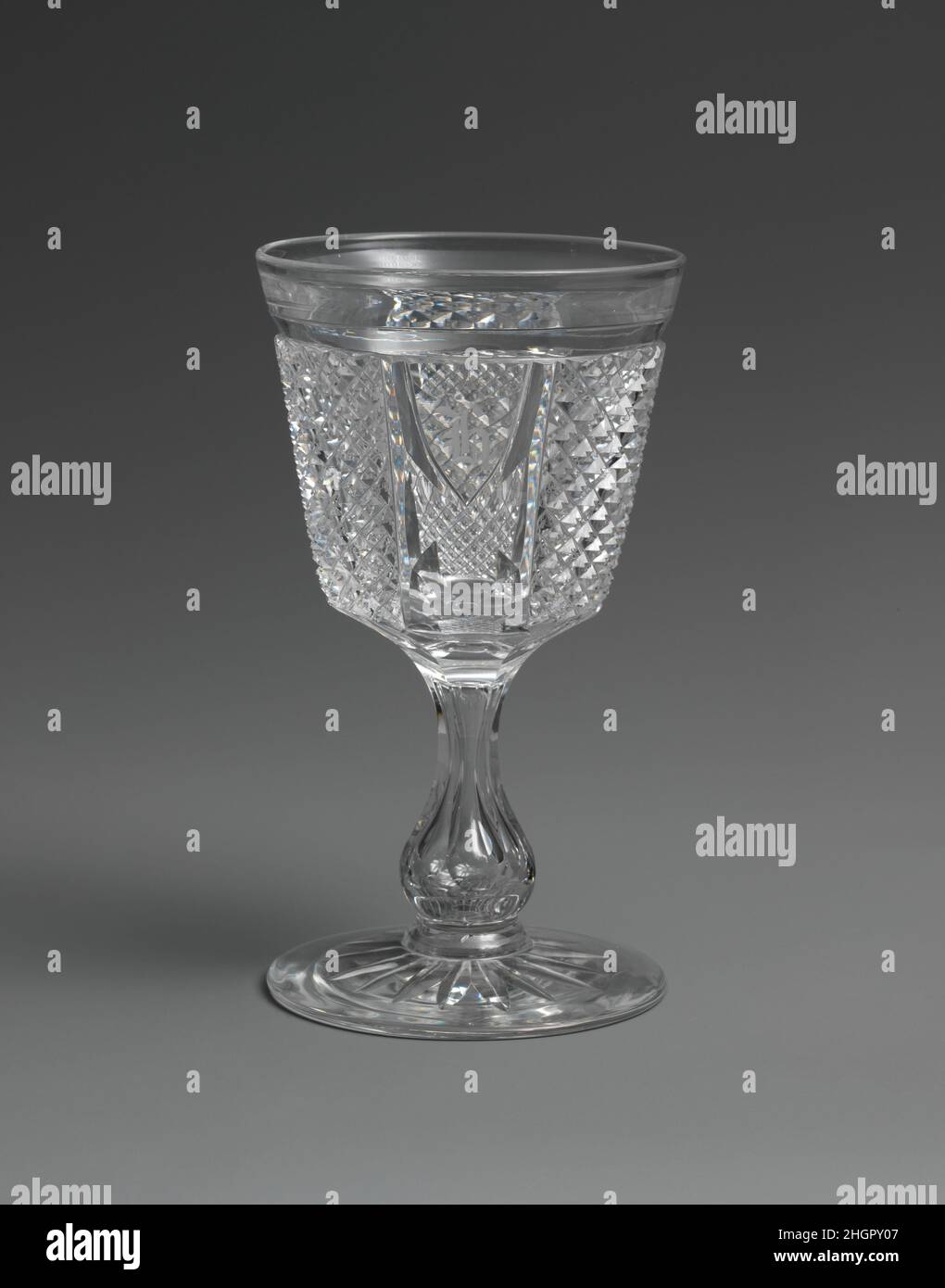 Large drinking vessel ca. 1855 Brooklyn Flint Glass Company This
