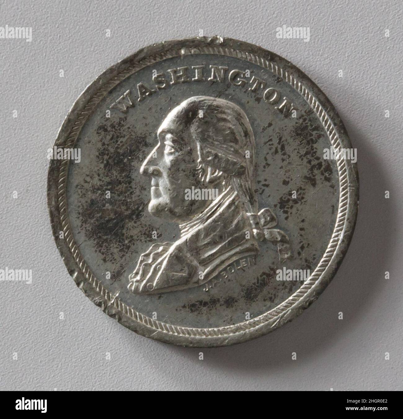 Medal 1864 John A. Bolen. Medal. 1864. Metal Stock Photo