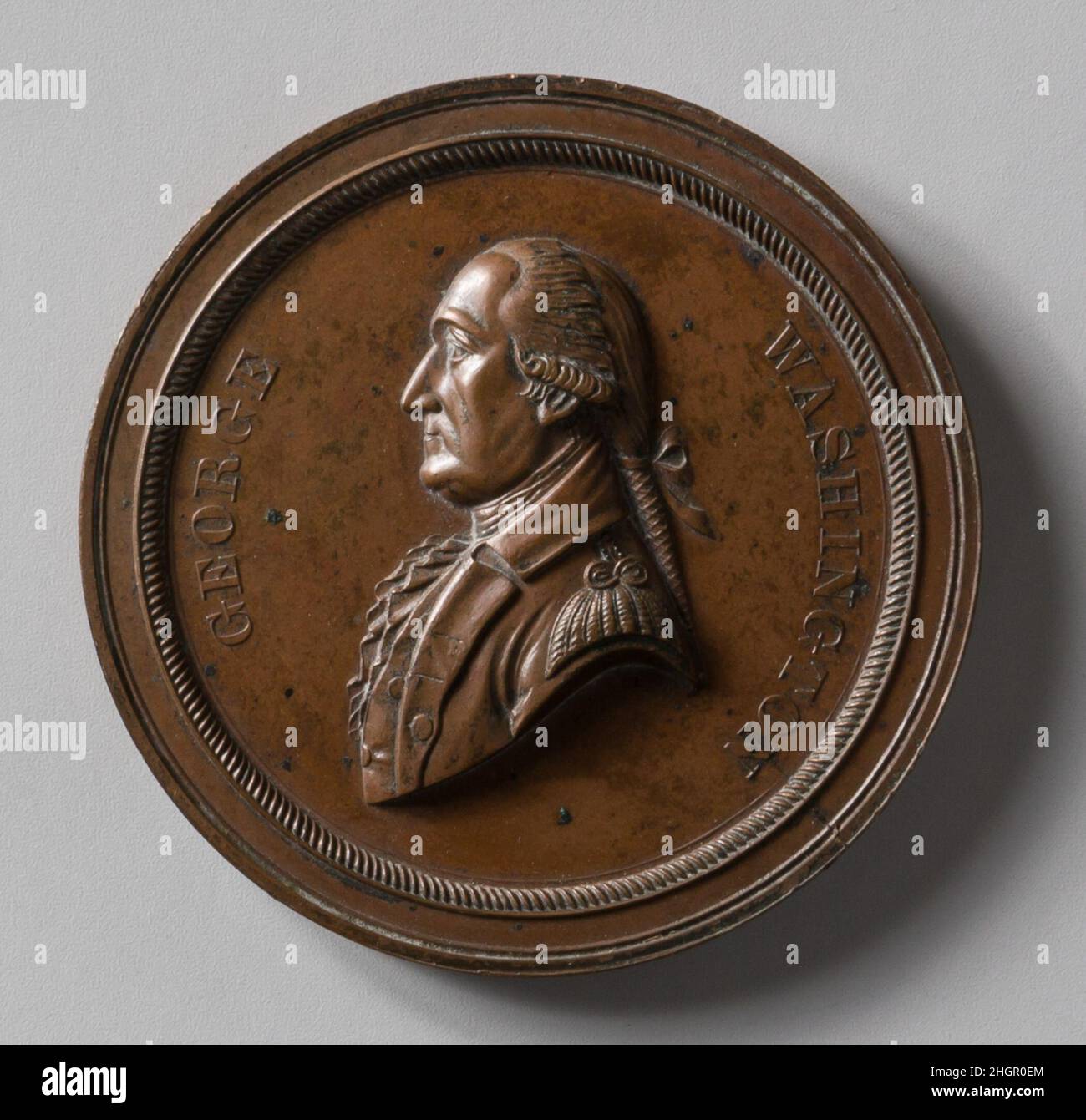Medal 1870–1900 John A. Bolen. Medal. 1870–1900. Bronze Stock Photo