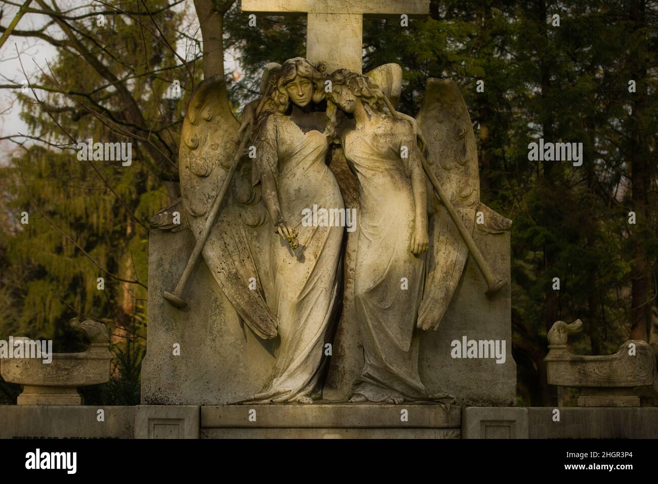 Friedhof Stock Photo