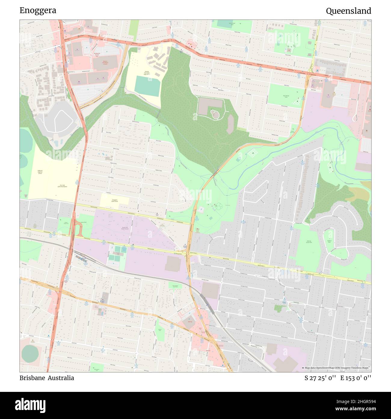 Enoggera, Brisbane, Australia, Queensland, S 27 25' 0'', E 153 0' 0