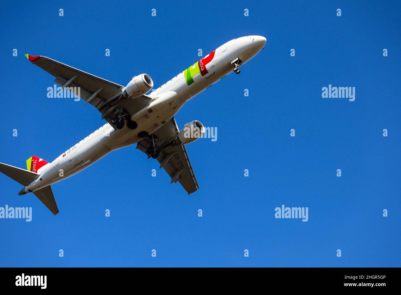 TAP Express regional airline, Portugal Stock Photo