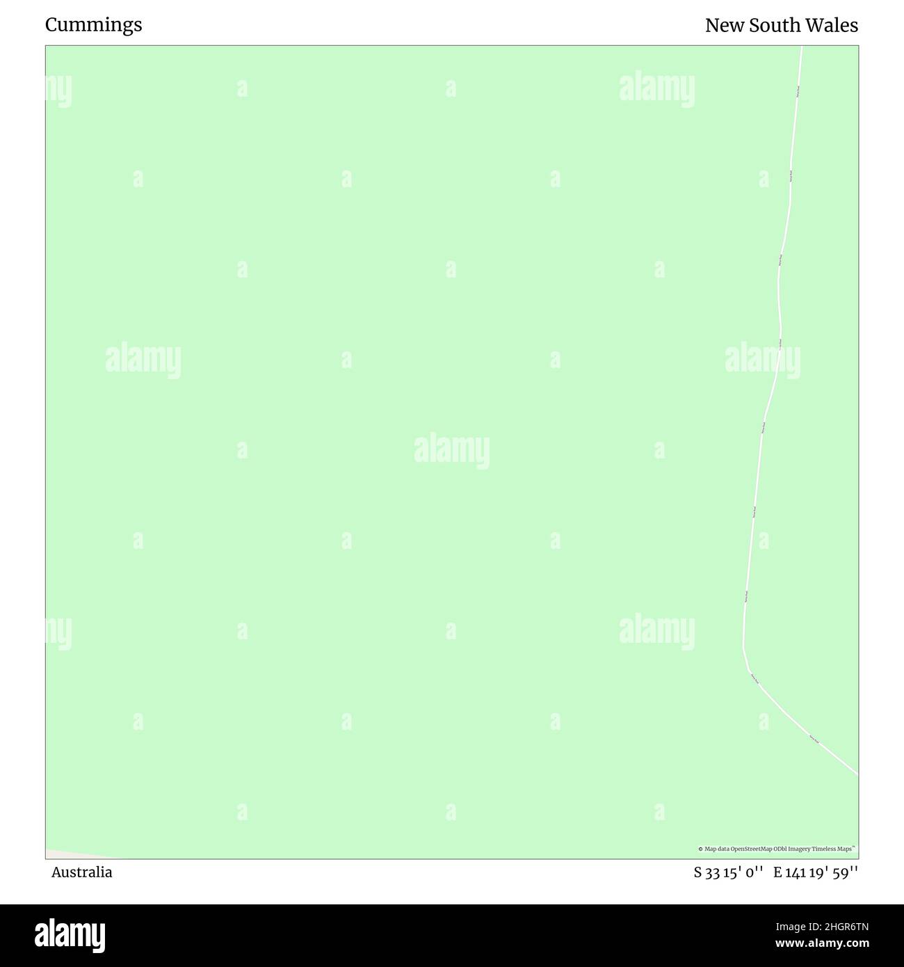 Map of cummings Cut Out Stock Images &amp; Pictures - Alamy