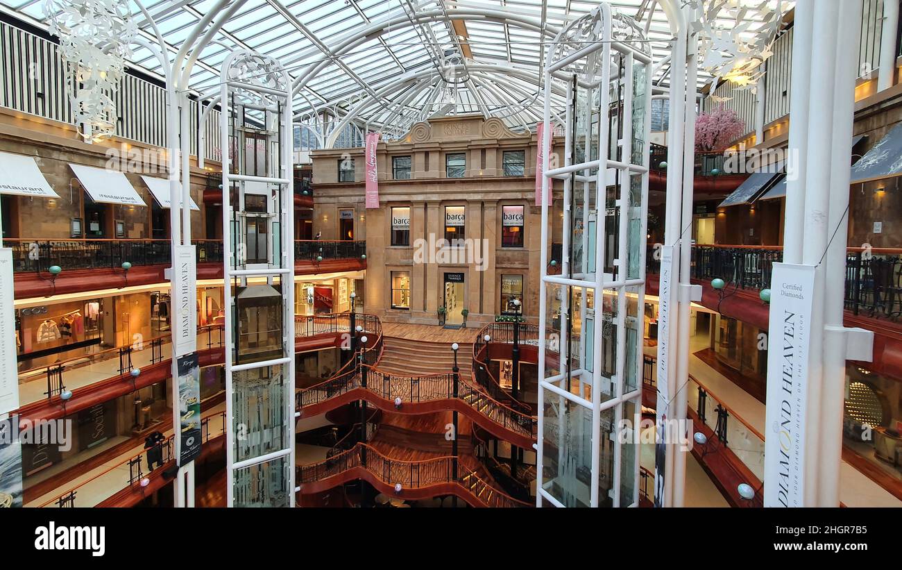 Princes Square shopping centre, Glasgow Stock Photo