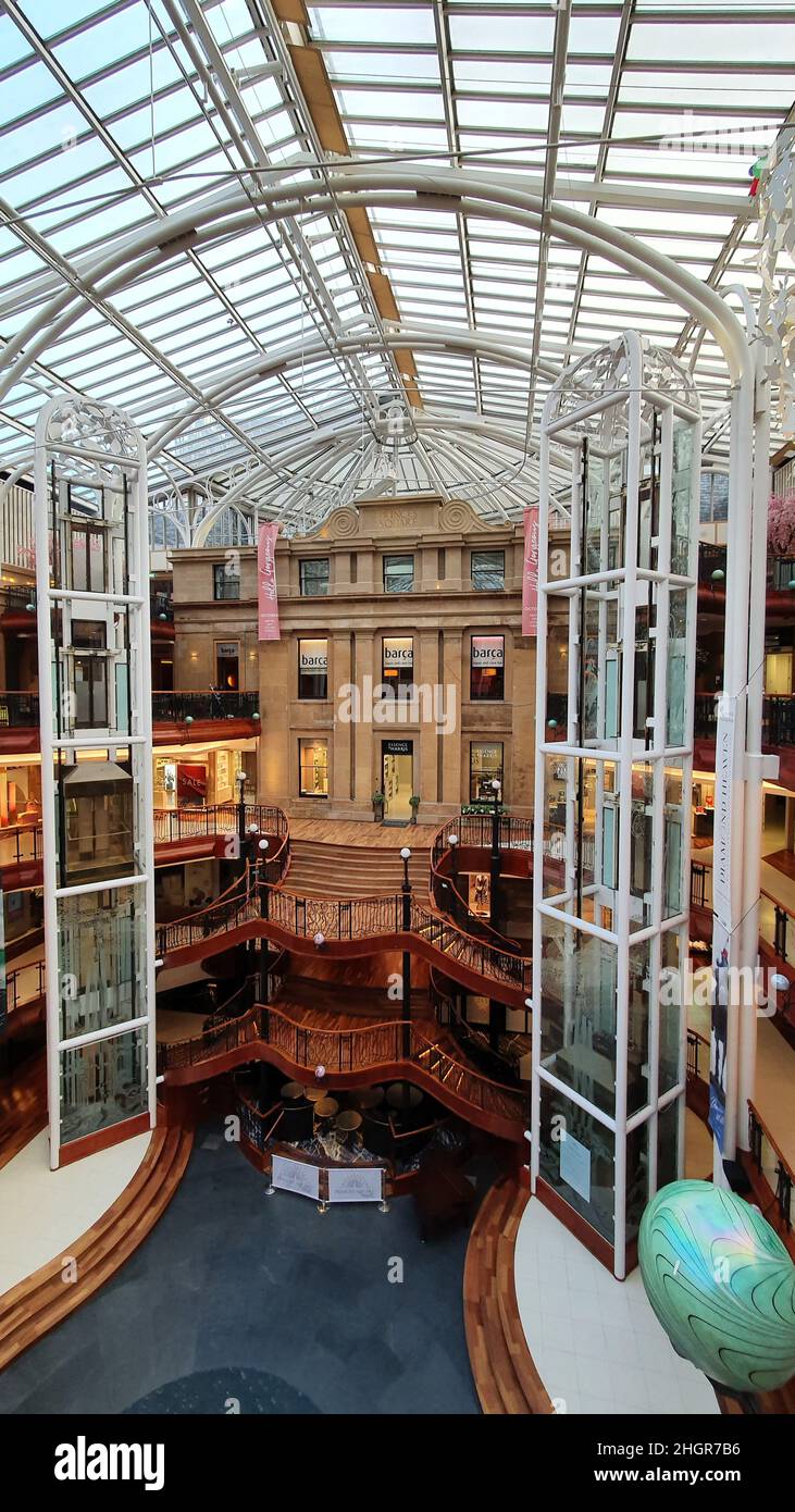 Princes Square shopping centre, Glasgow Stock Photo