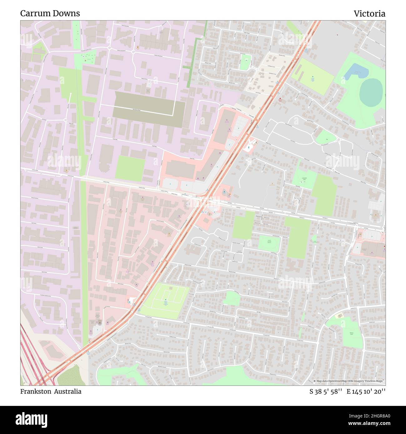 Map of frankston hi-res stock photography and images - Alamy