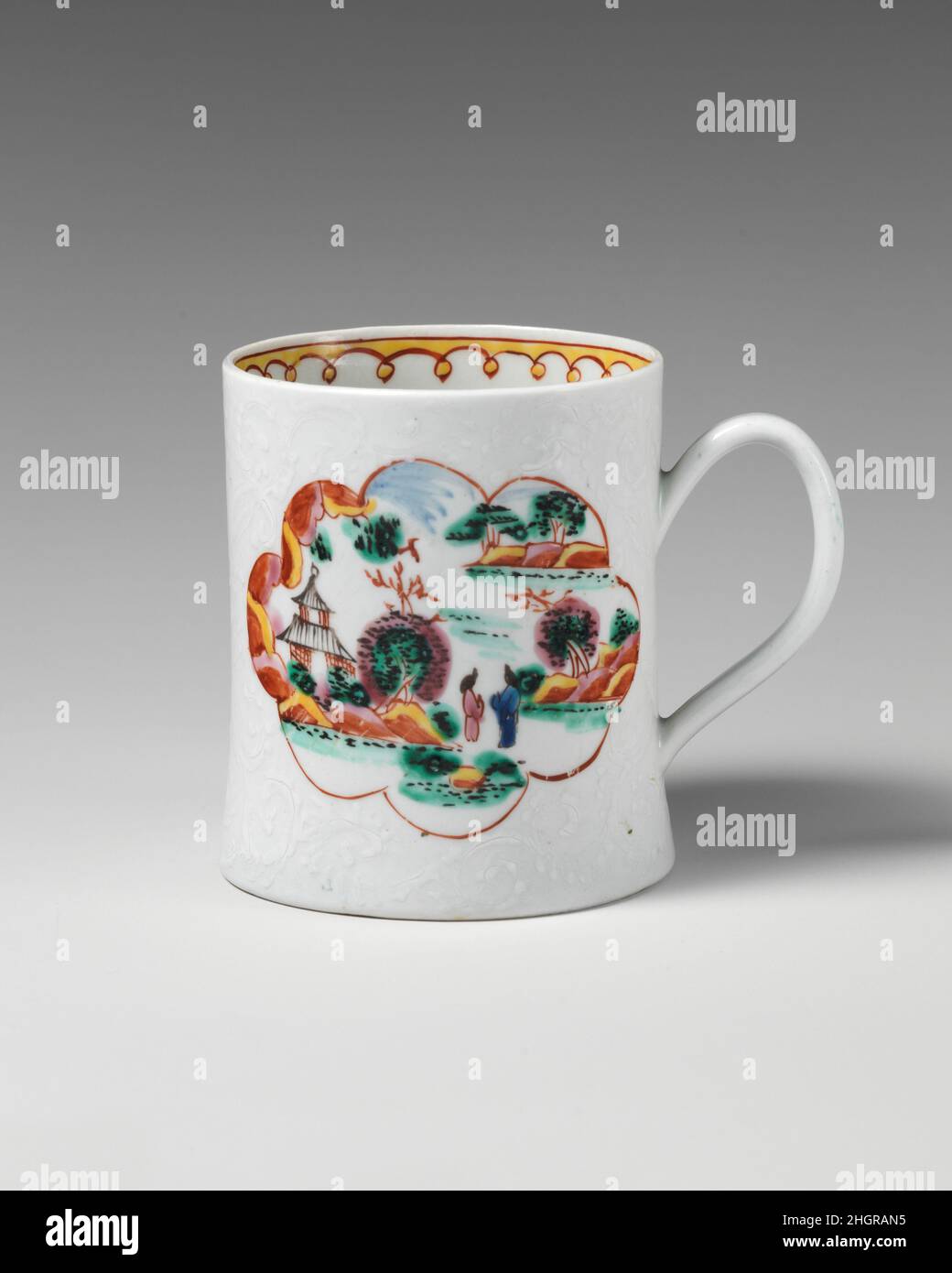 Mug 18th century British. Mug. British. 18th century. Softpaste