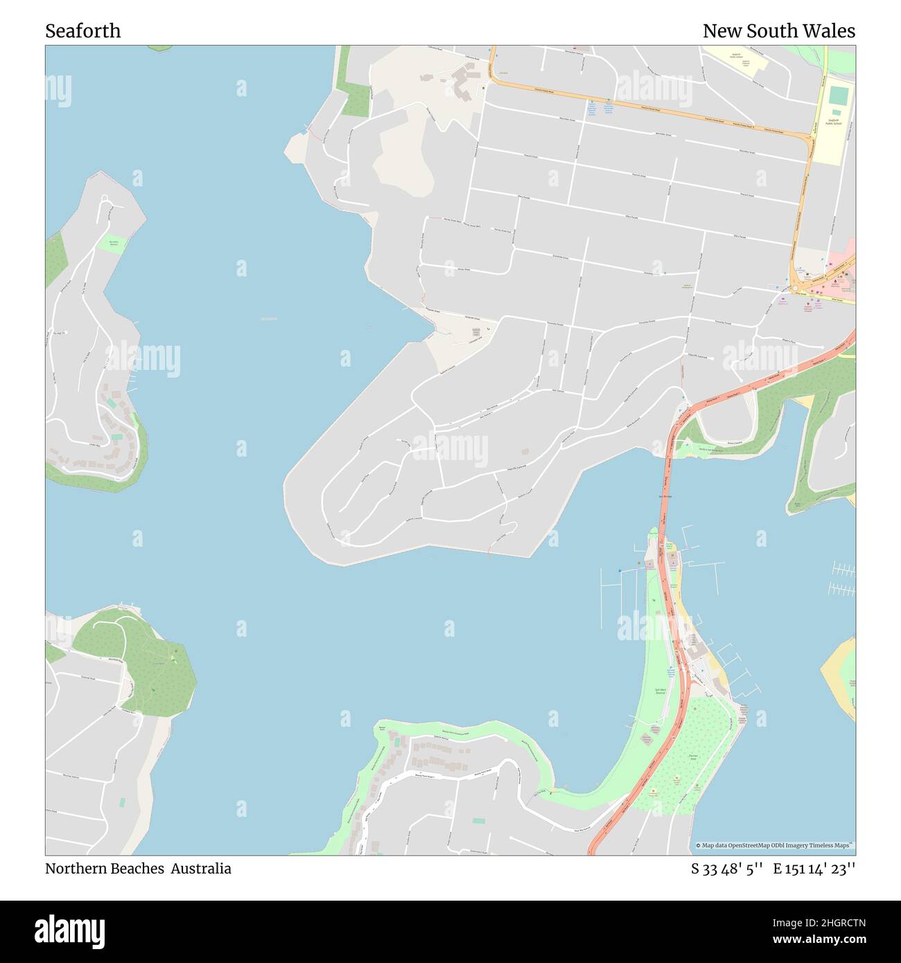 Map of seaforth hires stock photography and images Alamy