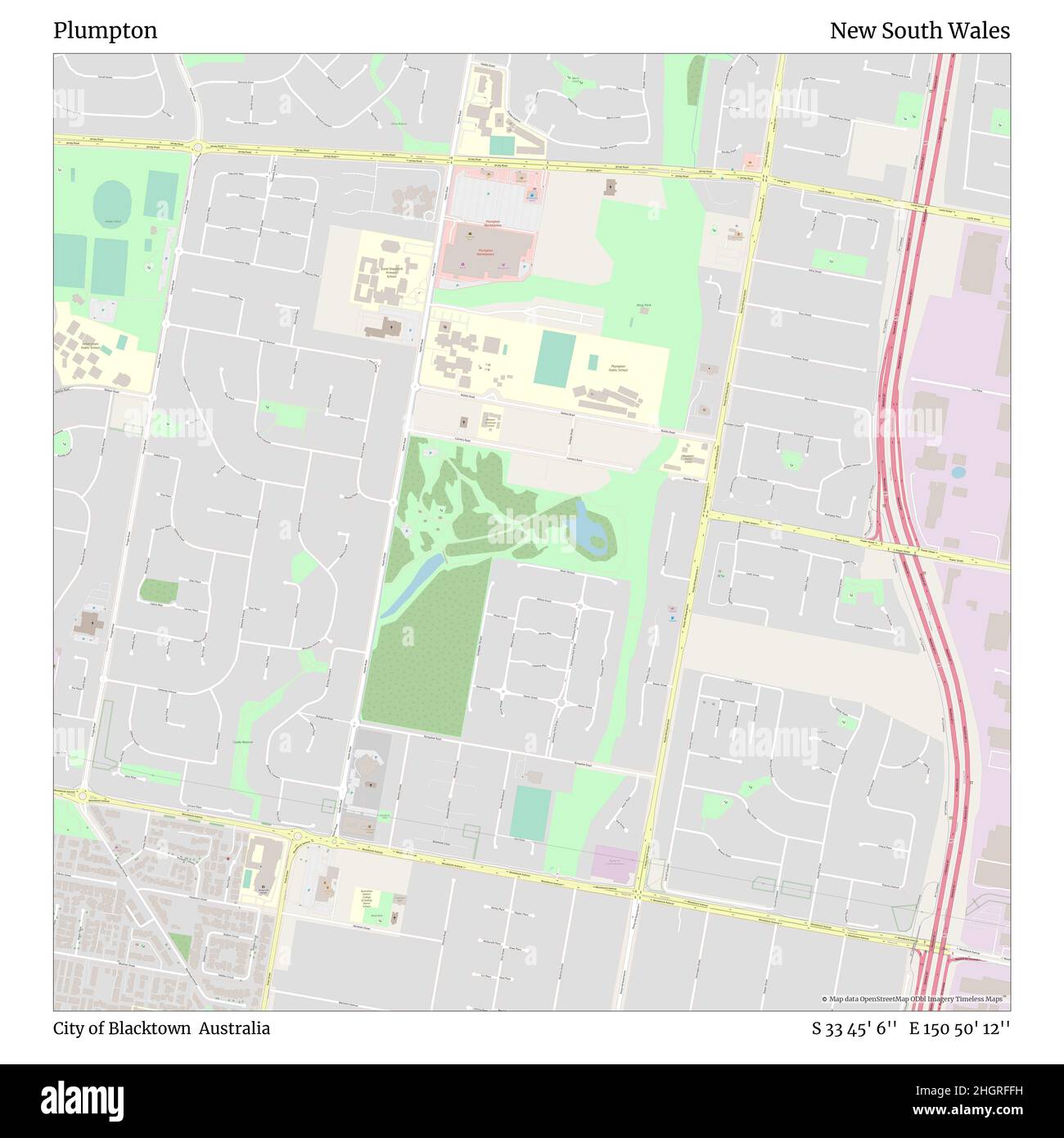 Plumpton, City of Blacktown, Australia, New South Wales, S 33 45' 6 ...