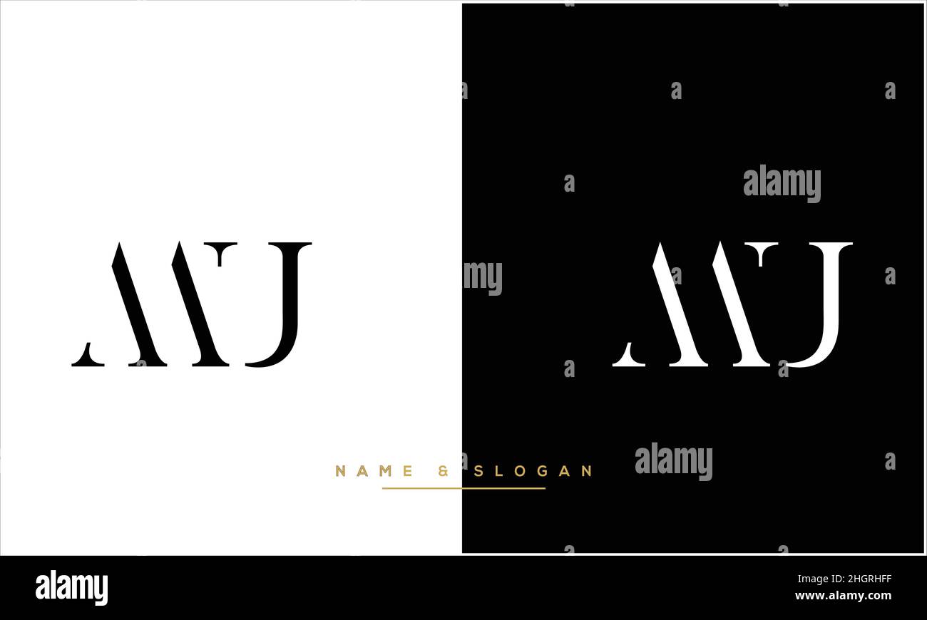 MU, UM Abstract Letters Logo monogram Stock Vector