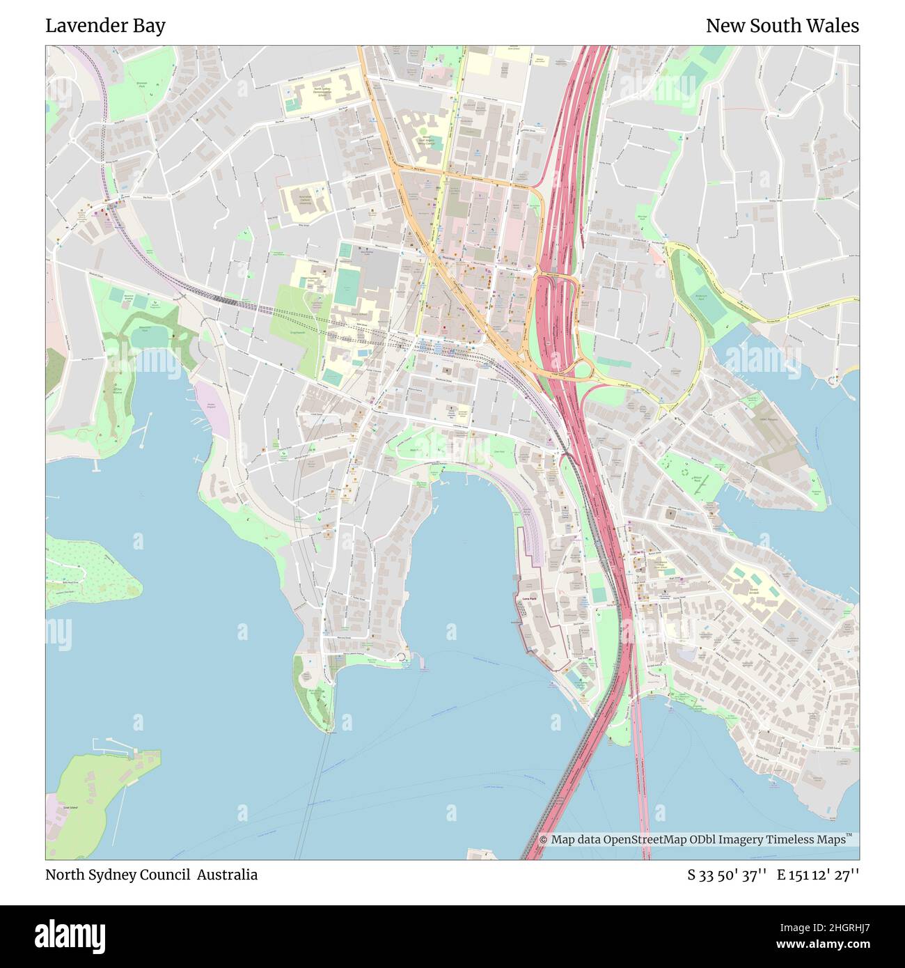 Lavender Bay Sydney Map Lavender Bay Sydney Cut Out Stock Images & Pictures - Alamy