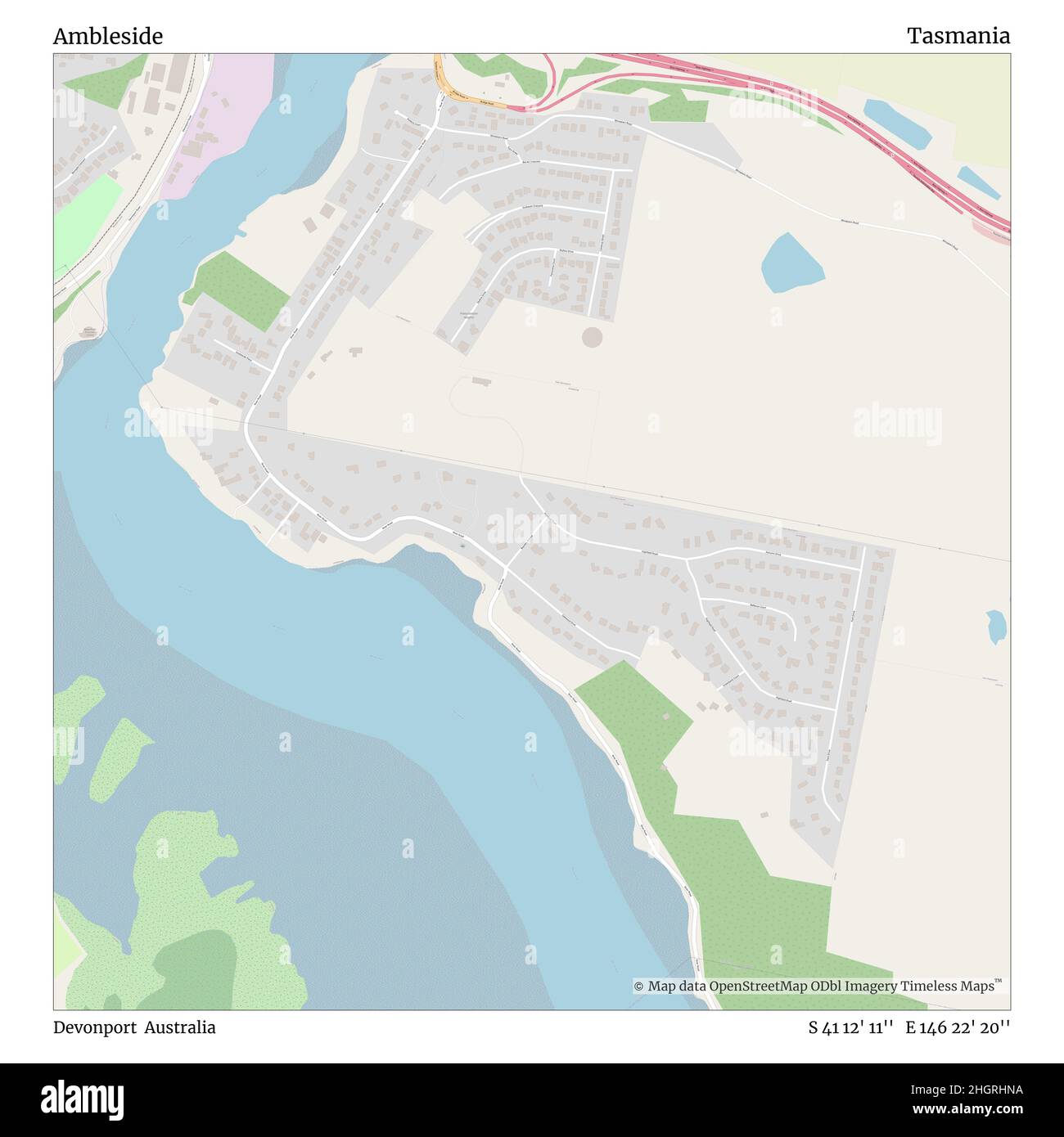 Map of devonport hi-res stock photography and images - Alamy