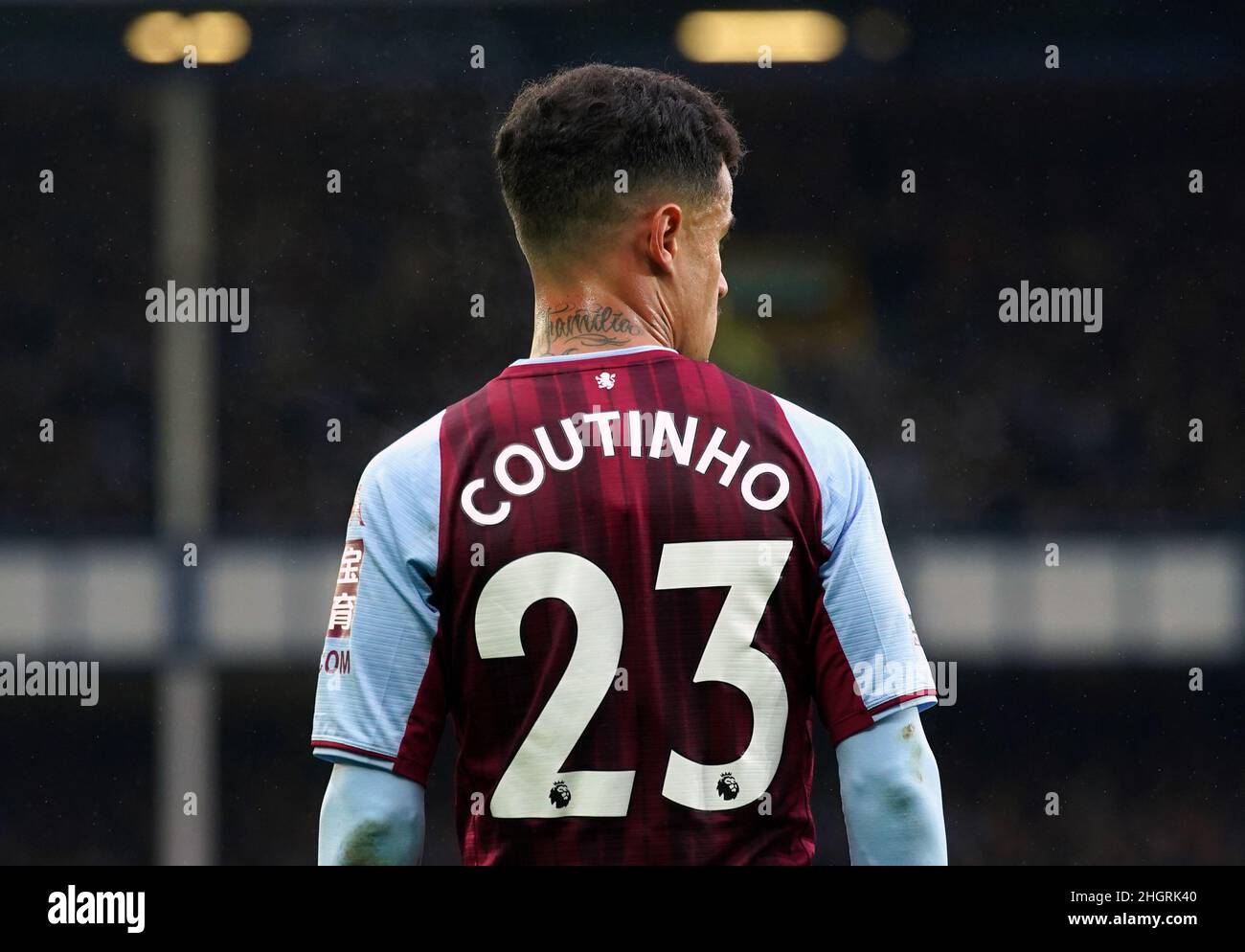 週間売れ筋 Aston Villa's Philippe Coutinho during the Premier League ウェア