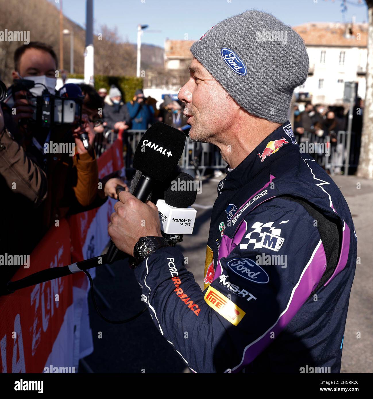LOEB Sébastien (FRA), M-SPORT FORD WORLD RALLY TEAM FORD, Puma Rally1, portrait during the 2022 WRC World Rally Car Championship, 90th edition of the Monte Carlo rally from January 20 to 23, 2022 at Monaco - Photo François Flamand / DPPI Stock Photo