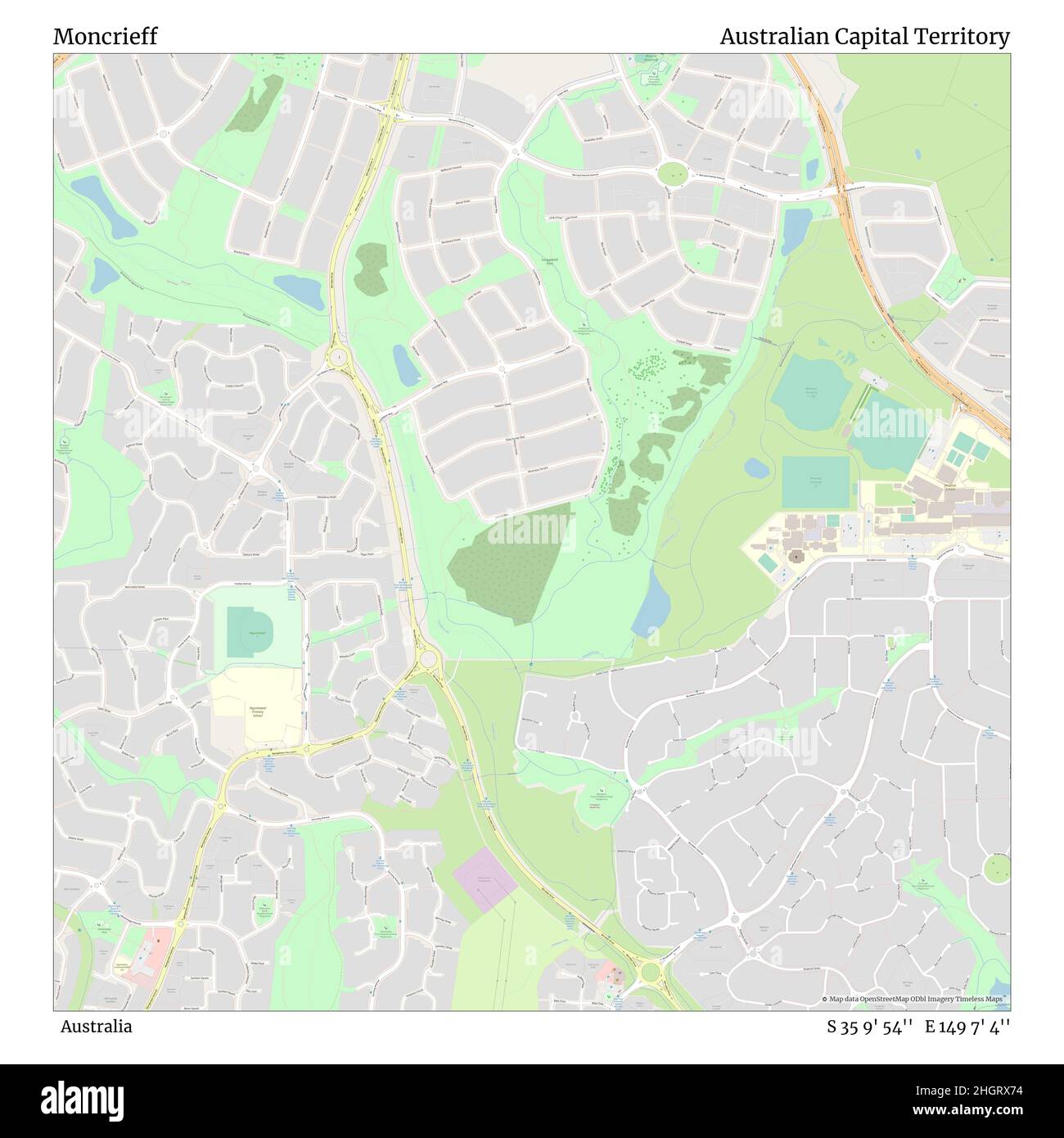 Moncrieff, Australia, Australian Capital Territory, S 35 9' 54'', E 149