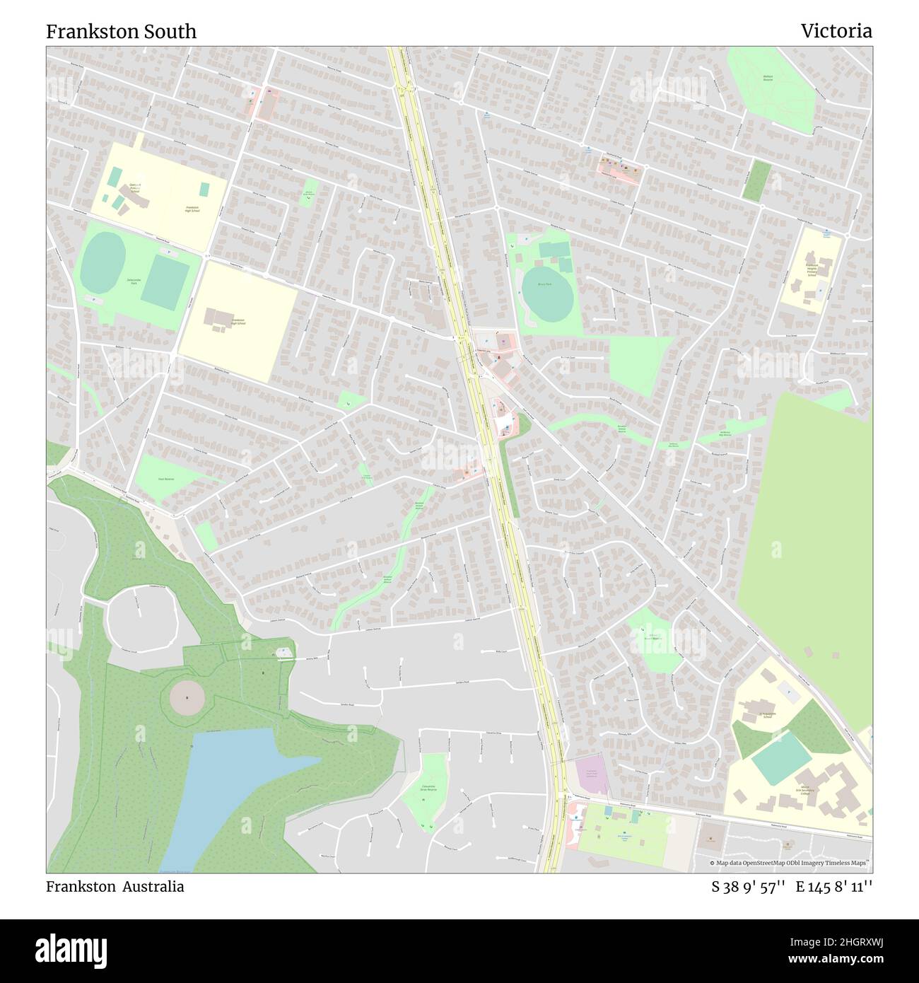 Map Of Frankston South Map Of Frankston High Resolution Stock Photography And Images - Alamy