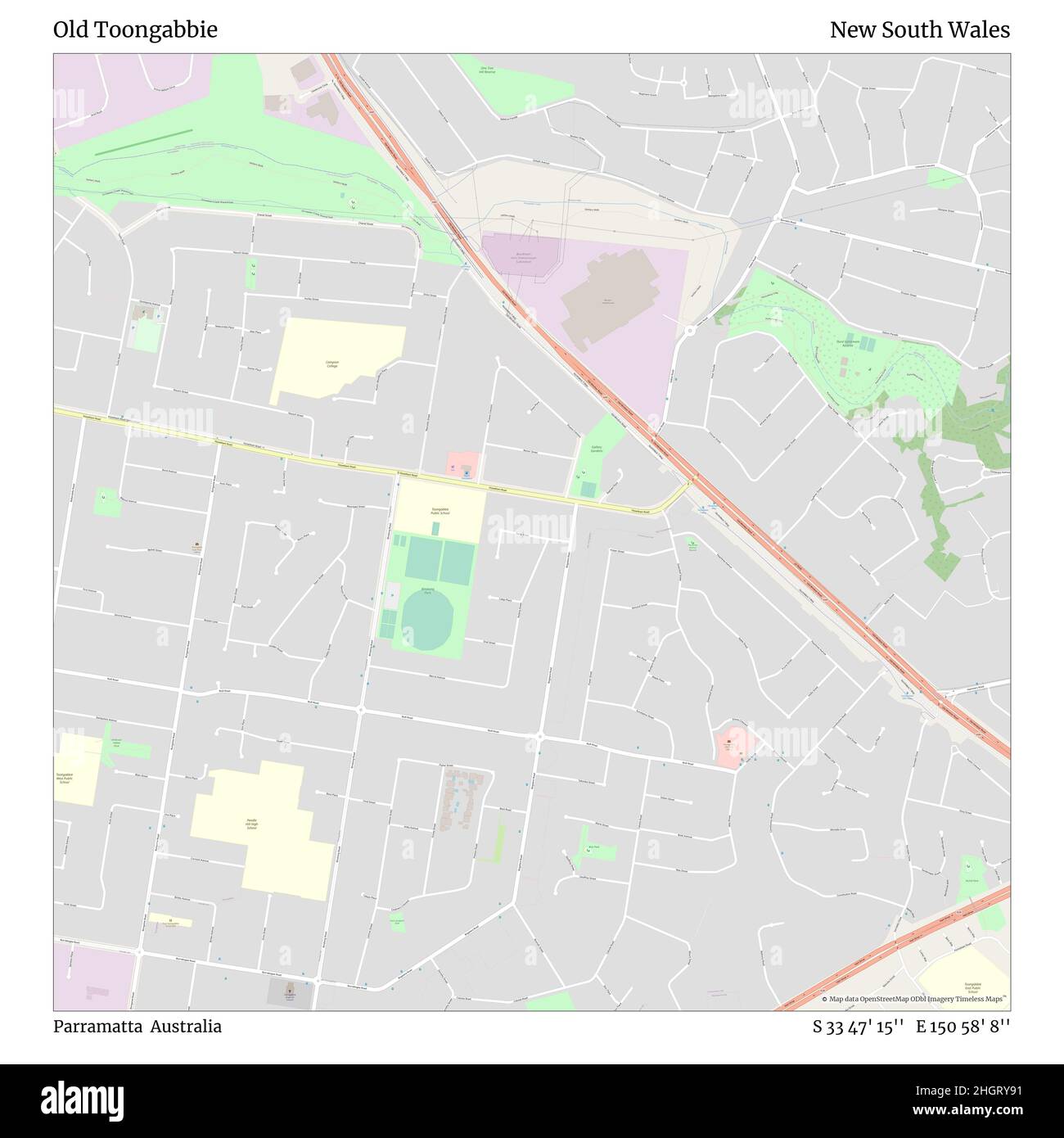 Old Toongabbie, Parramatta, Australia, New South Wales, S 33 47' 15