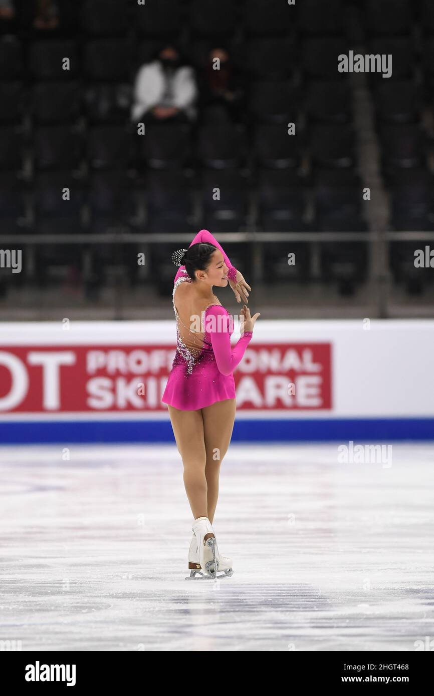 Victoria ALCANTARA (AUS), during Women Free Skating, at the ISU Four
