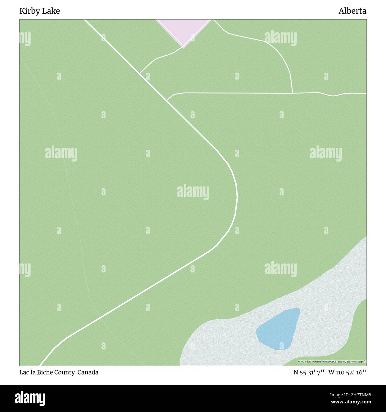 Map of lac la biche alberta hires stock photography and images Alamy