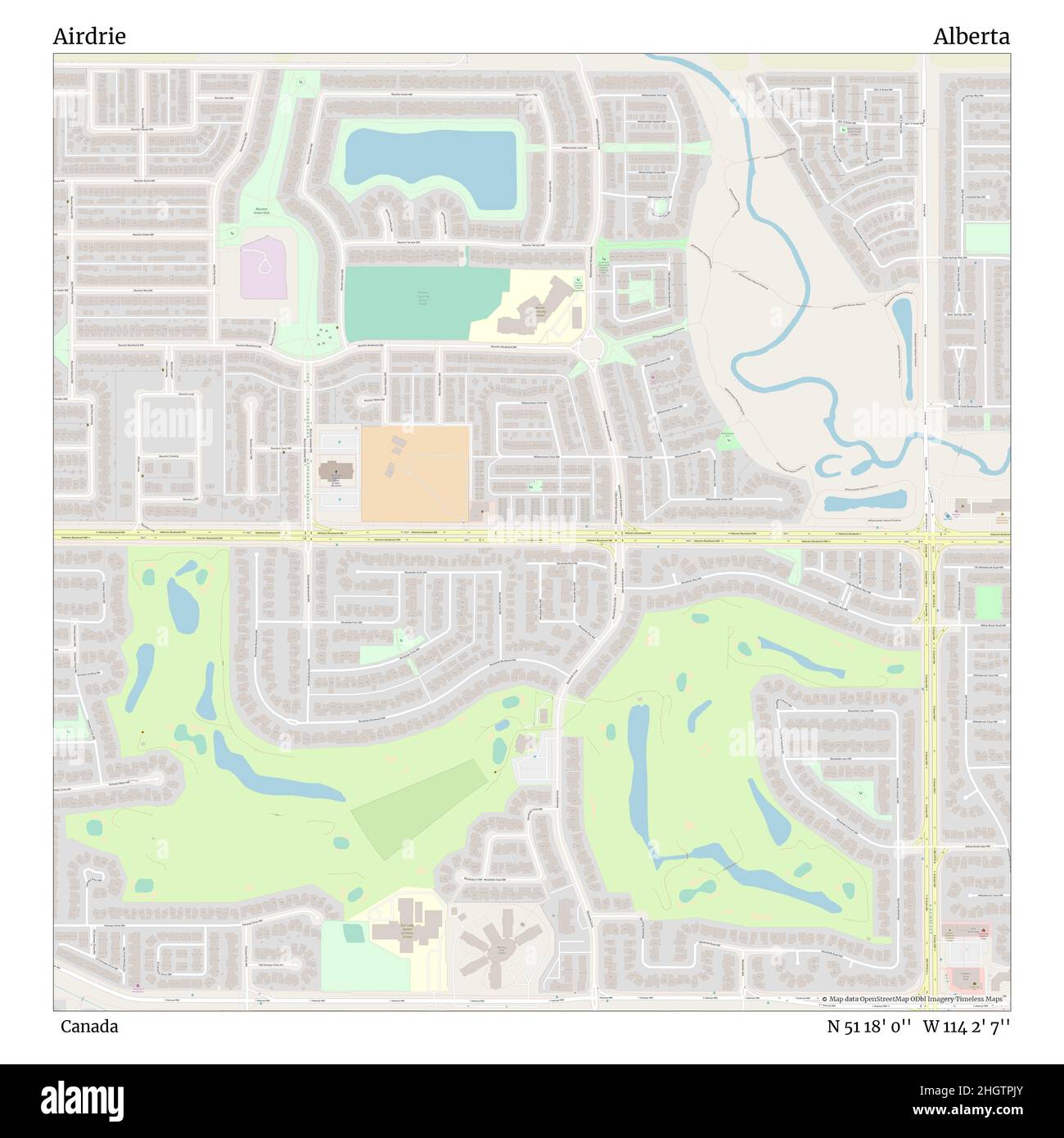 Airdrie map Cut Out Stock Images & Pictures Alamy