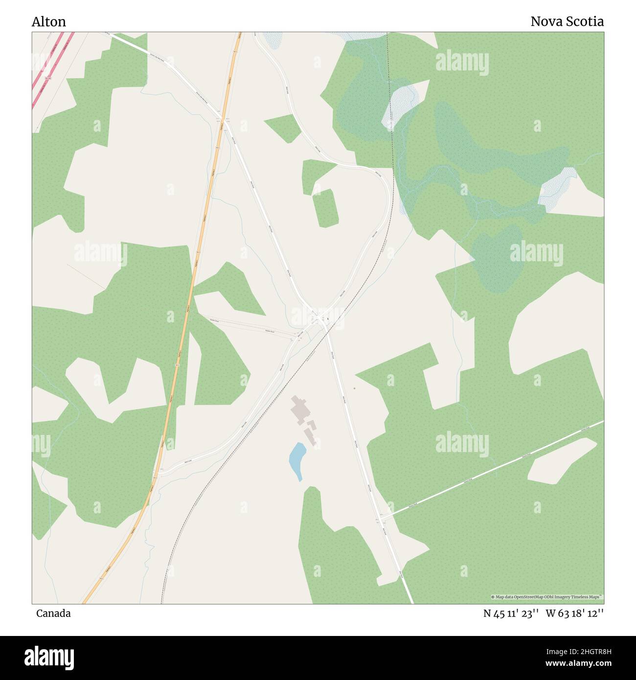 Alton canada map hires stock photography and images Alamy