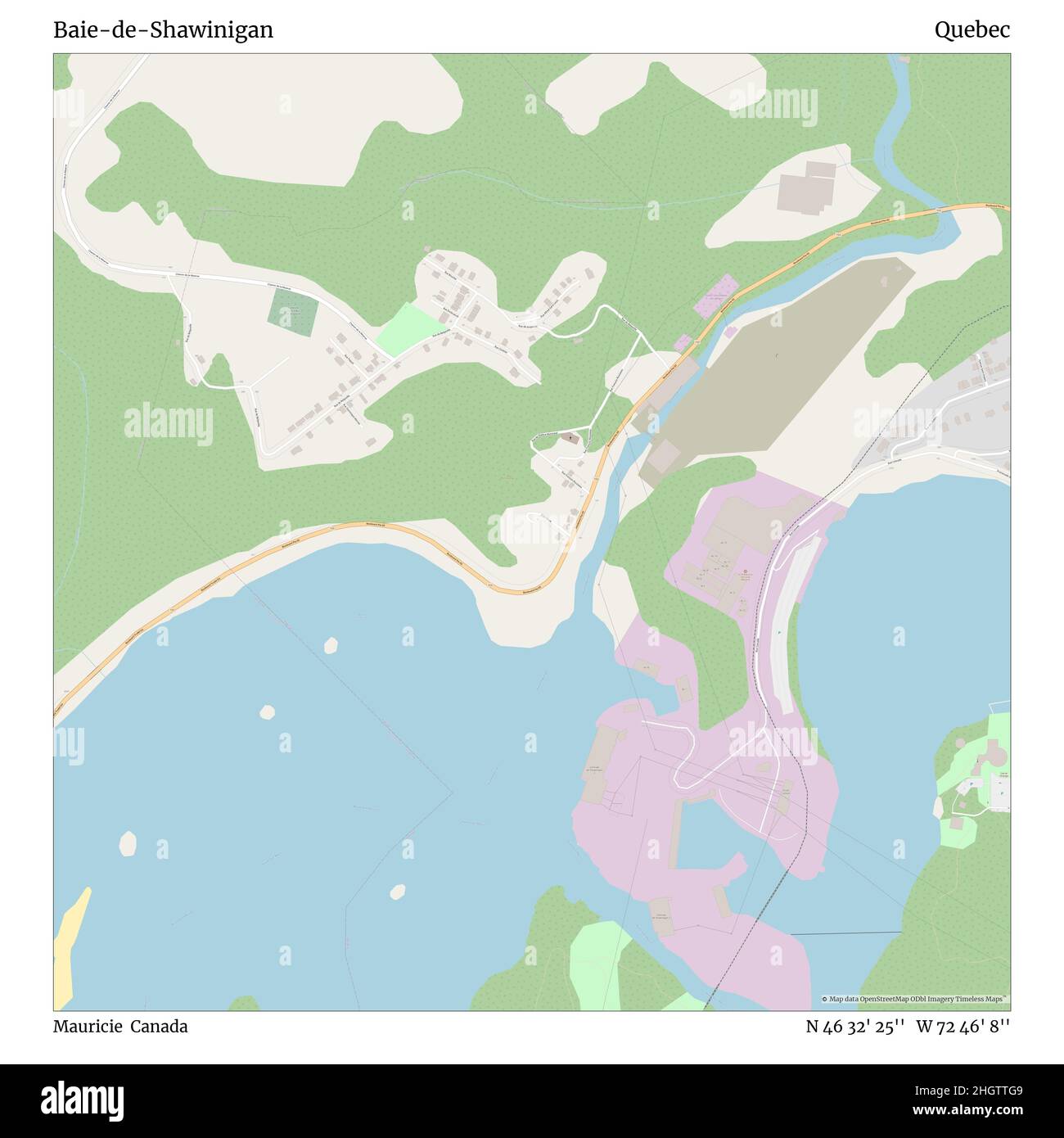 Map of shawinigan Cut Out Stock Images & Pictures Alamy