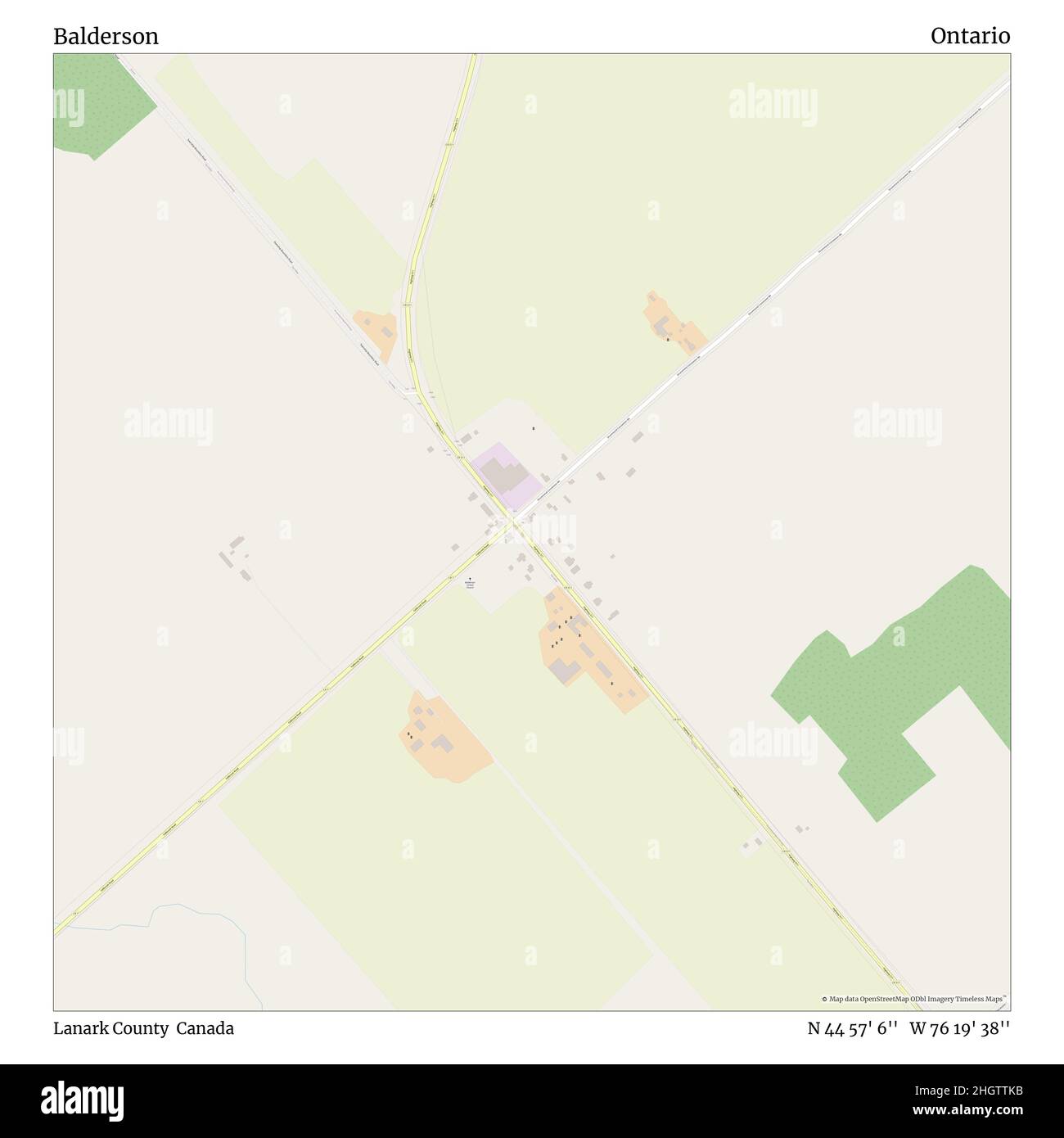 Lanark map hires stock photography and images Alamy