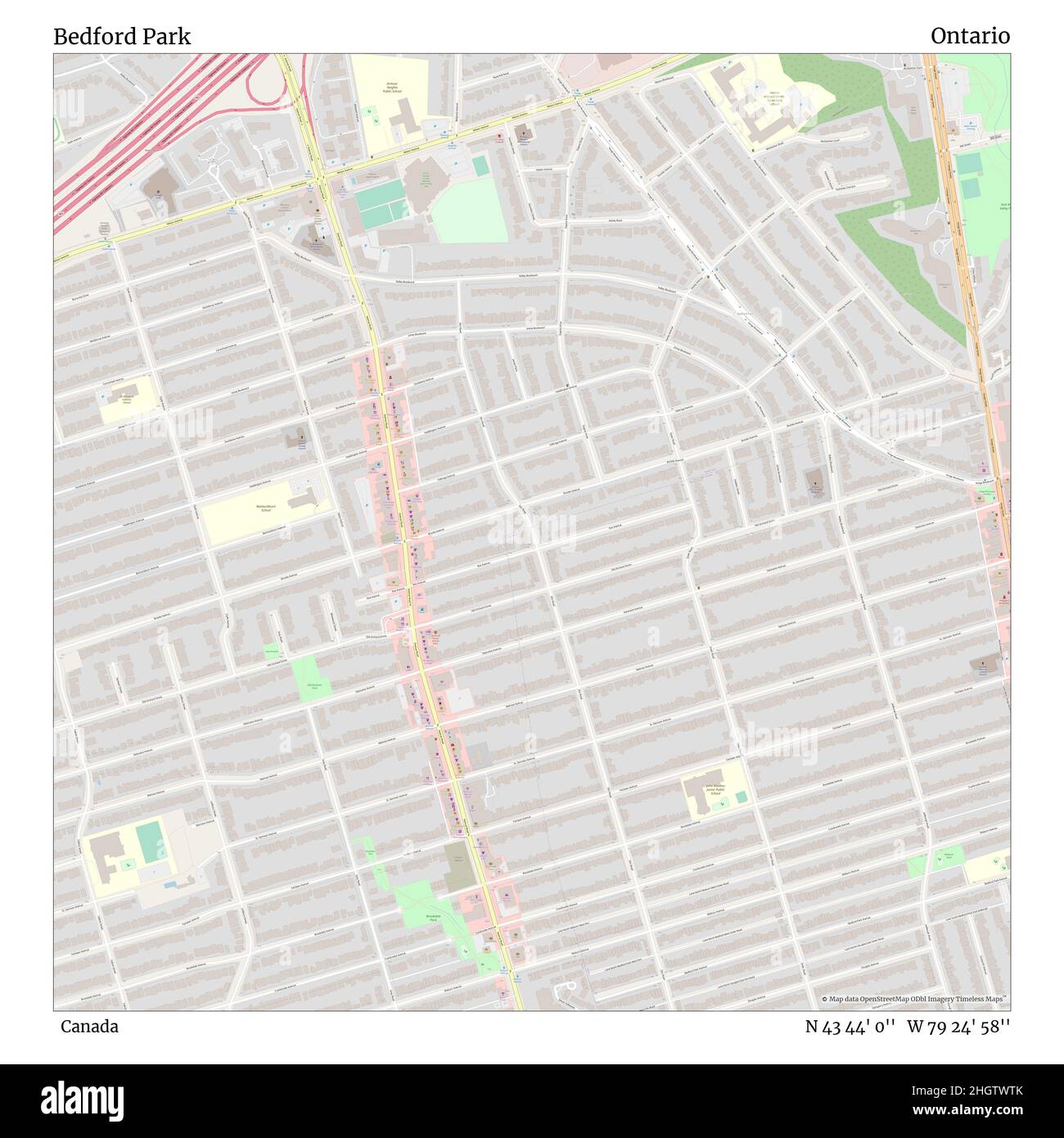 Bedford park map hires stock photography and images Alamy
